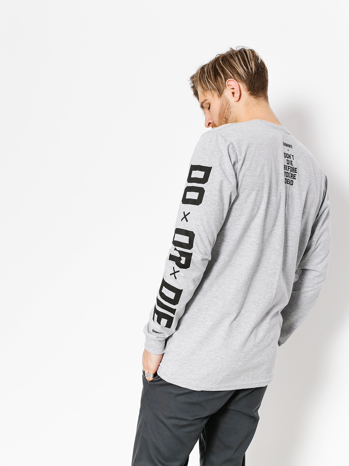Diamante Wear Longsleeve Do Or Die (grey)
