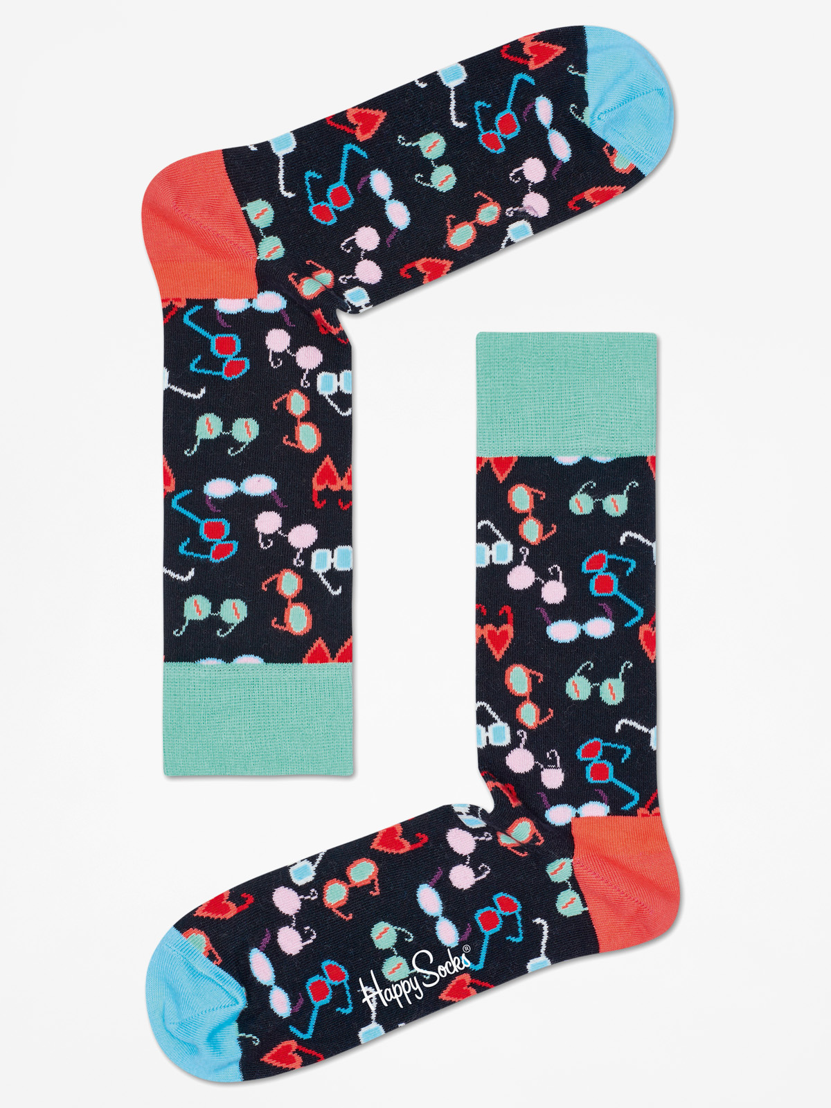 Happy Socks Socks Glasses (black/multi)