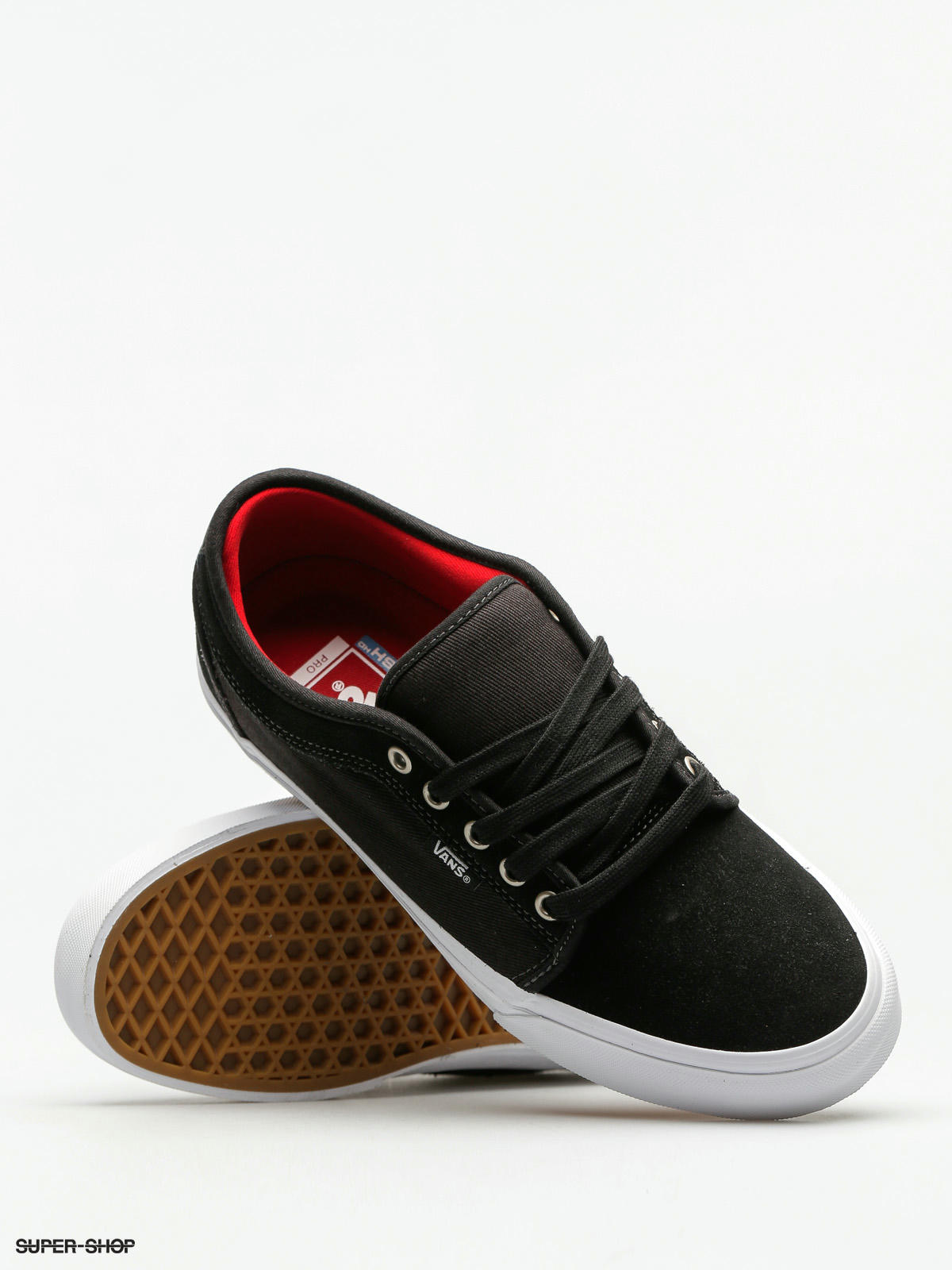 vans chukka low black white chili pepper