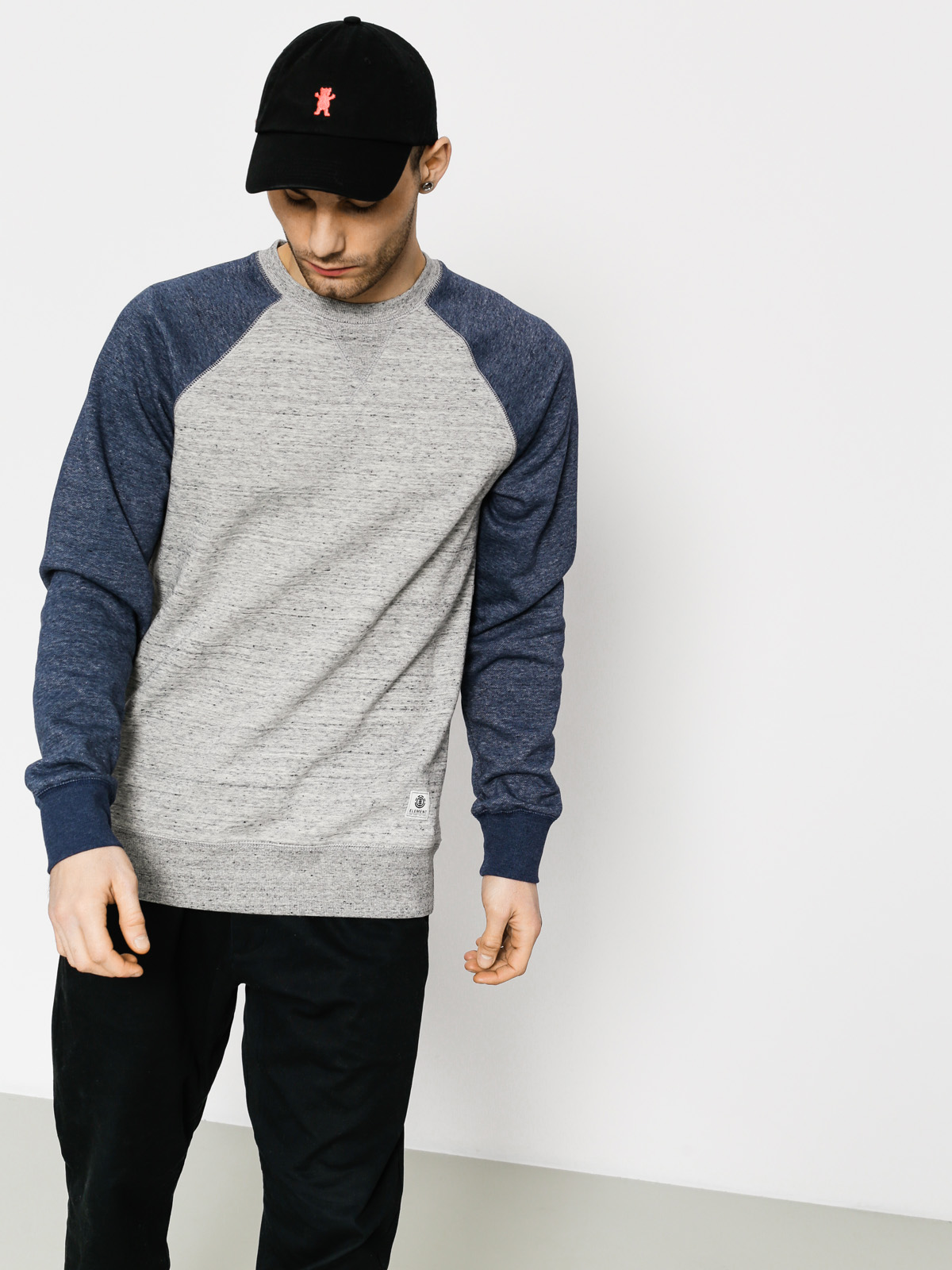 Element Sweatshirt Meridian Block Cr (grey heather)