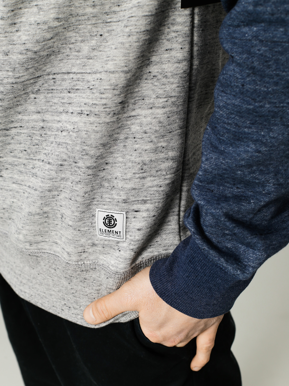 Element Sweatshirt Meridian Block Cr (grey heather)