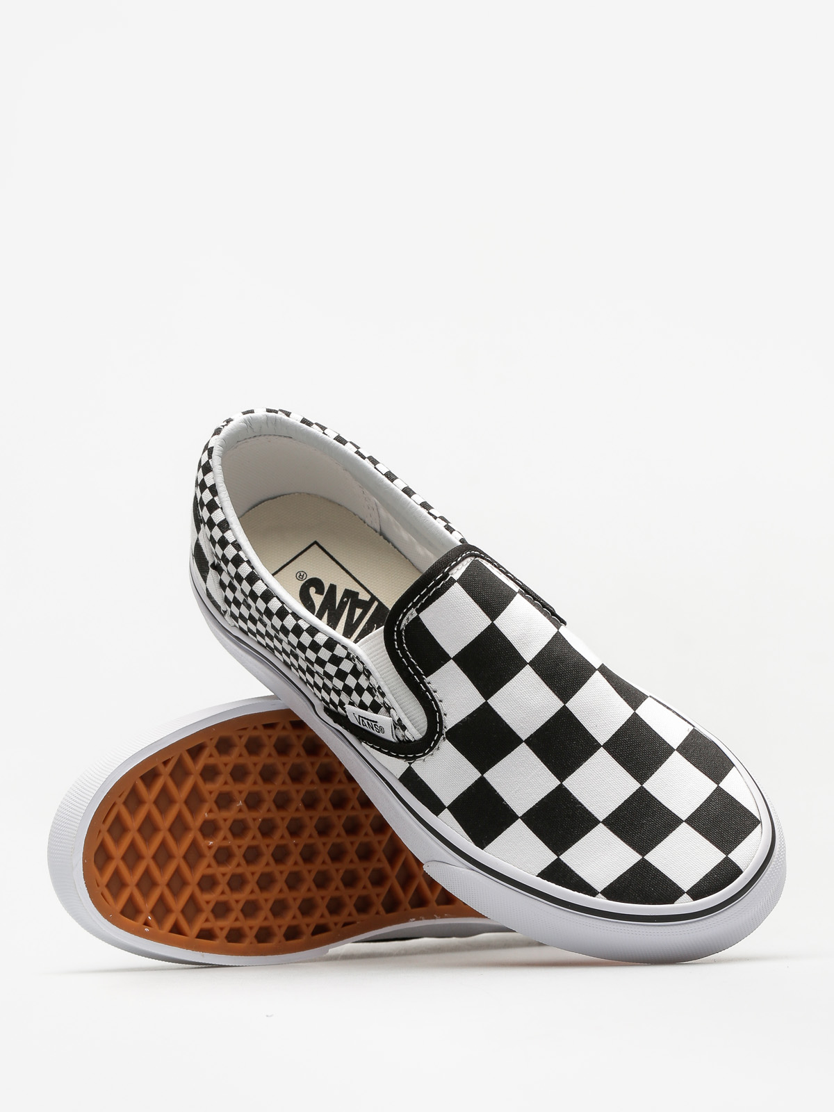 checker van slip ons