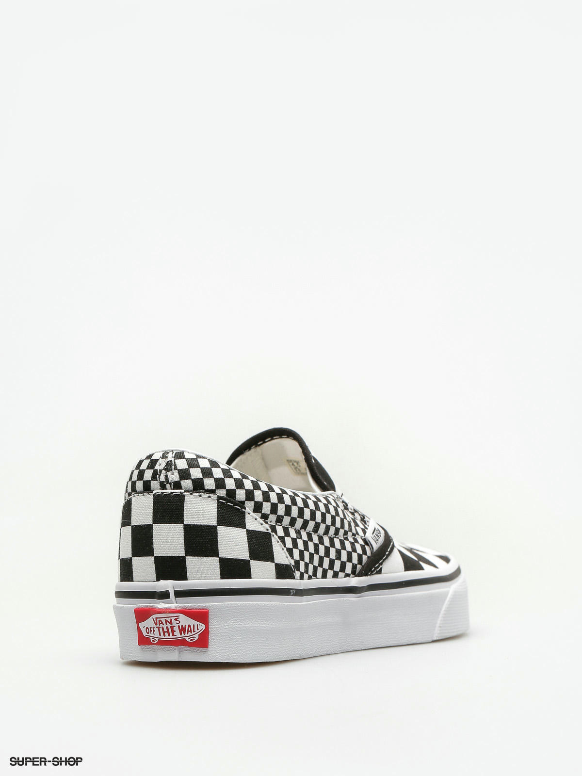 Vans mixed checkerboard outlet slip on