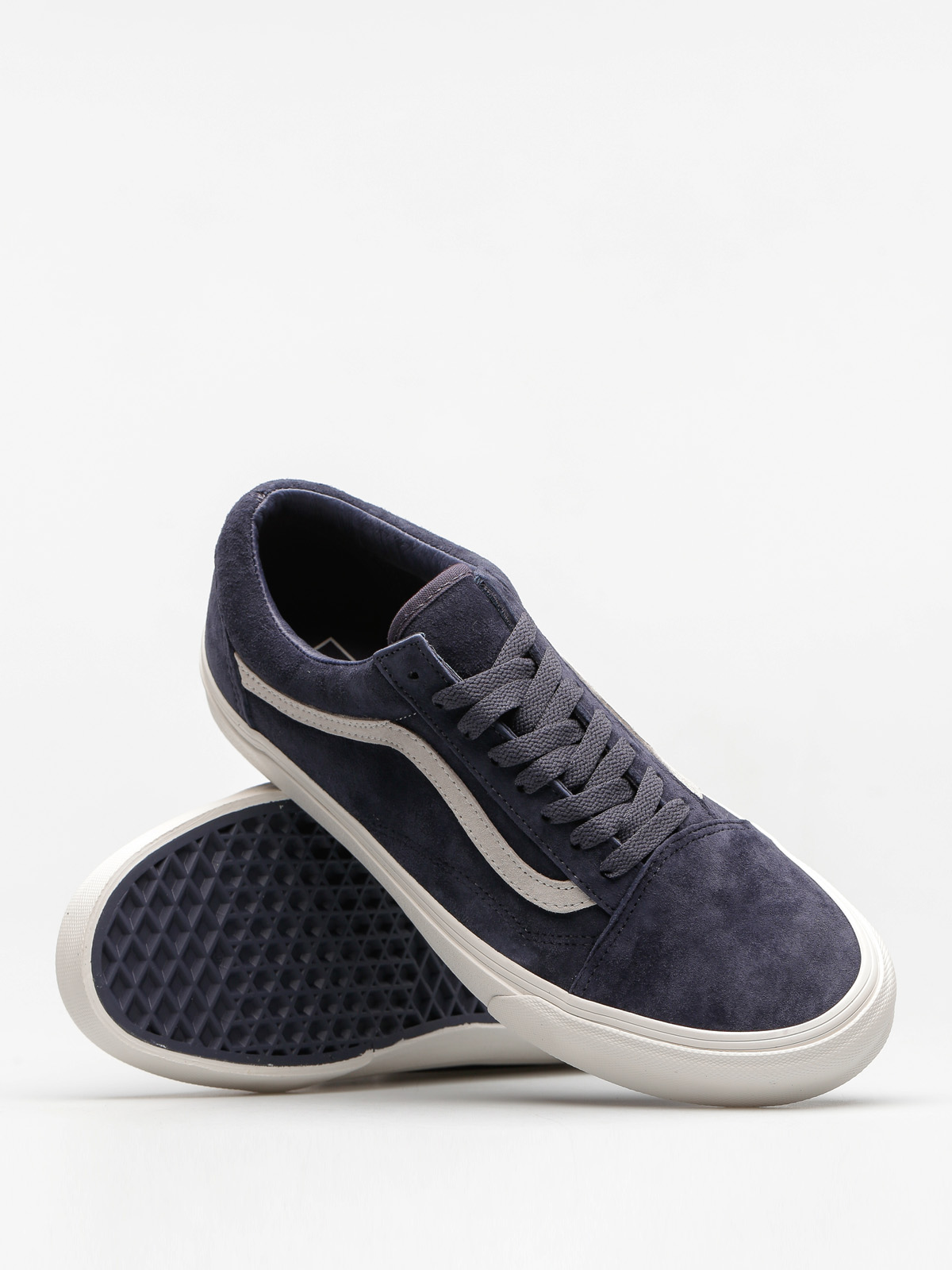 vans suede navy blue