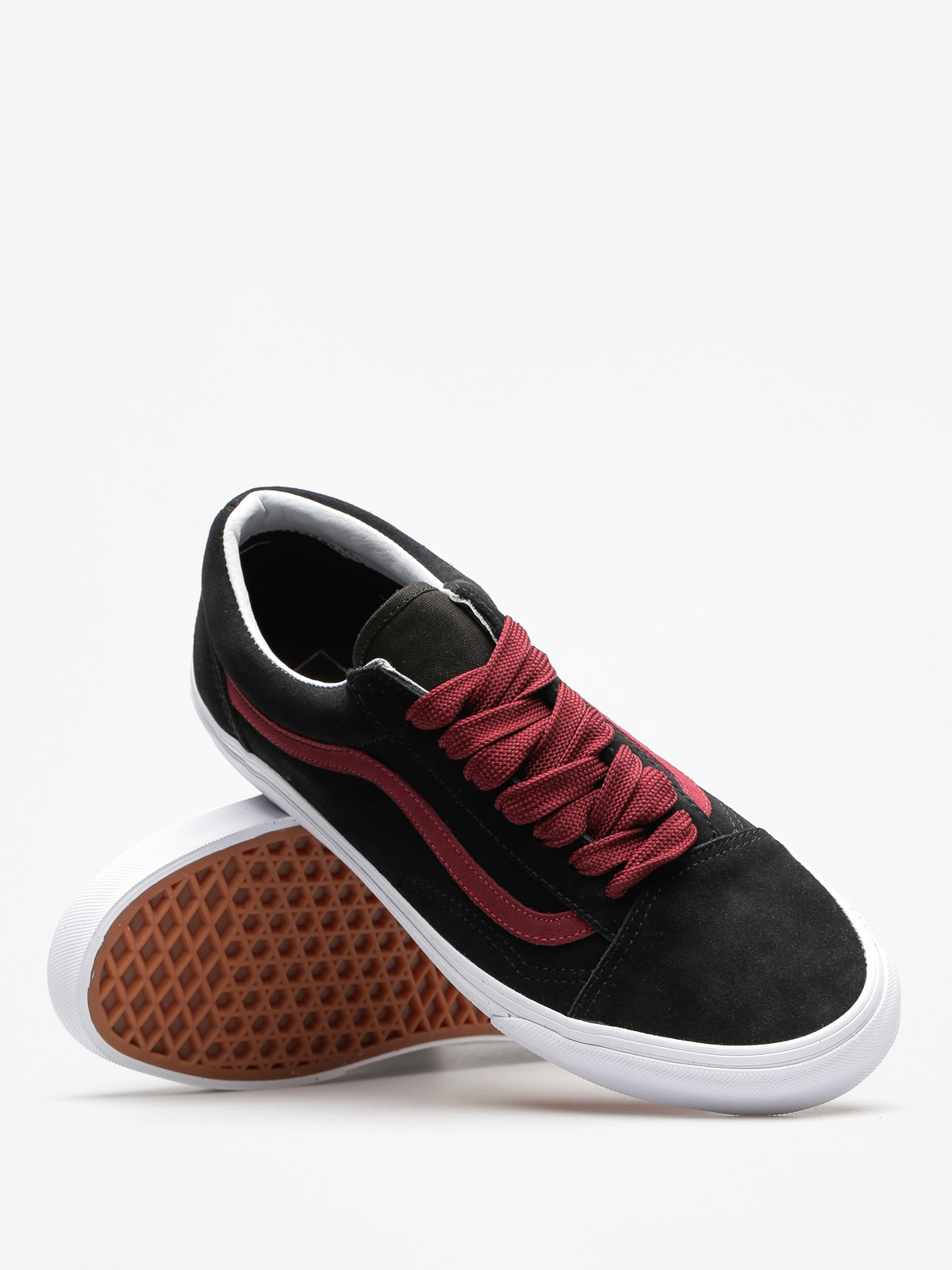 Vans Shoes Old Skool (oversized/lace/black/port/royale)