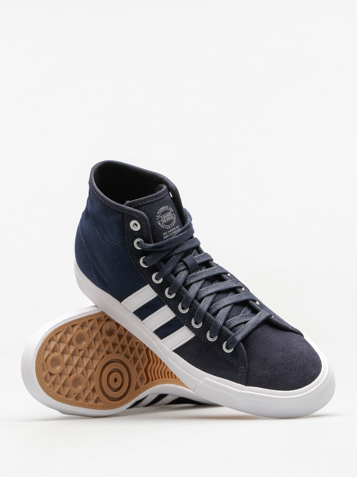 adidas Schuhe Matchcourt High Rx Dunkelblau ntnavy ftwwht conavy