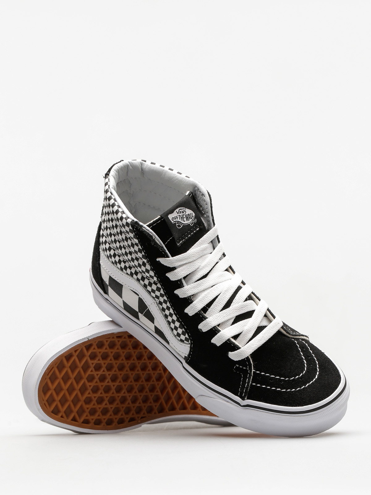 vans sk8 hi mix checker