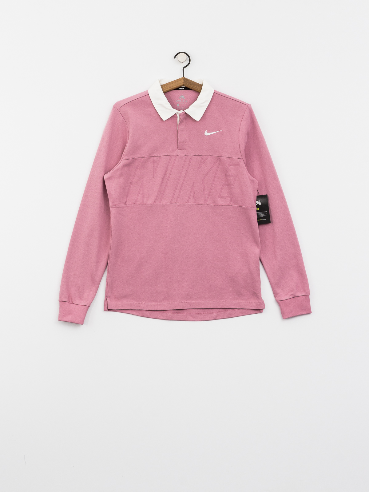 Nike SB Longsleeve Dry Top Rugby (elemental pink/white)