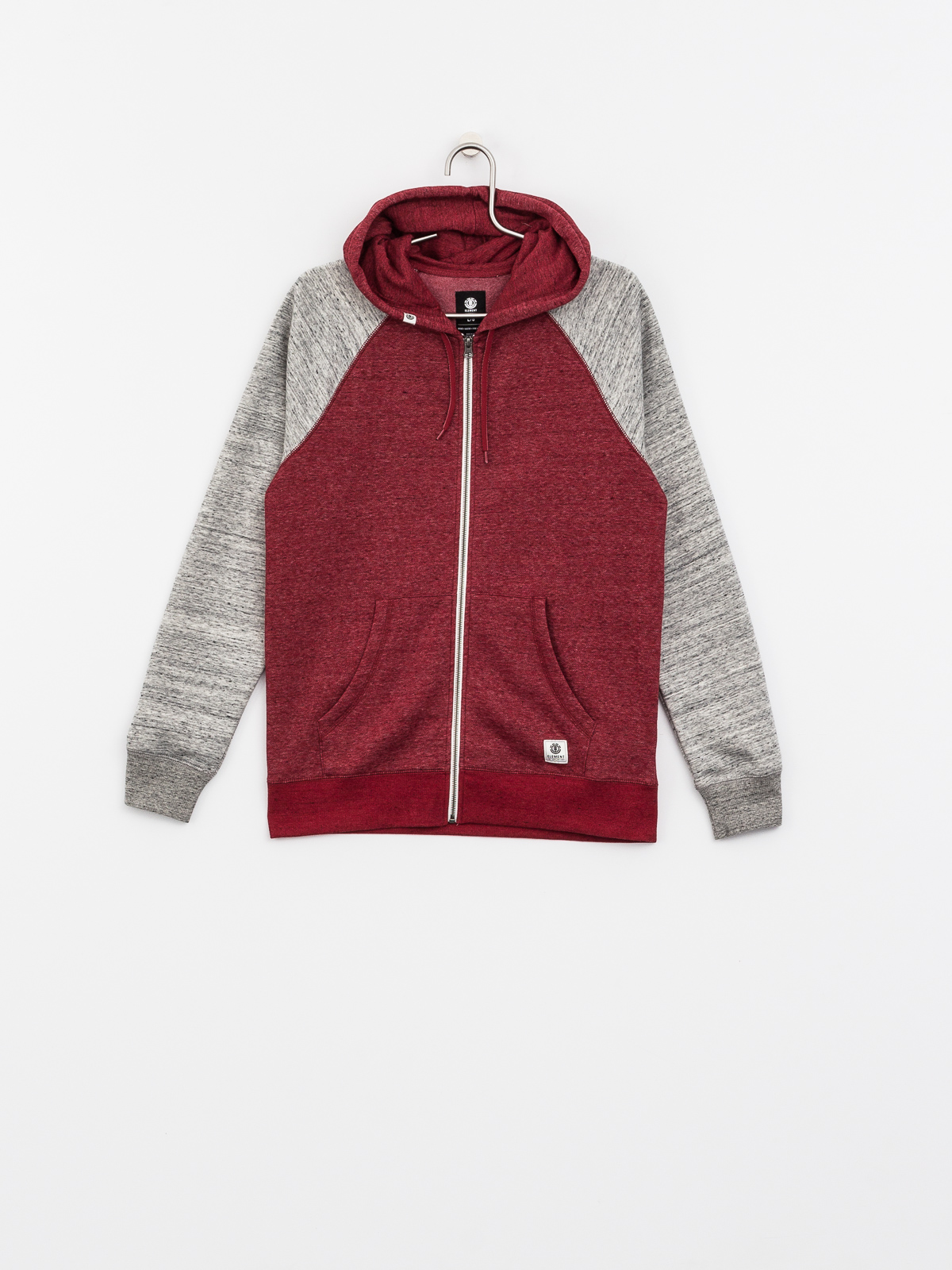 Element Hoodie Meridian Block ZHD (red dalhia)