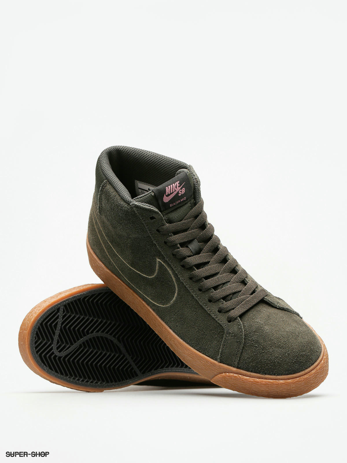 Nike Sb Shoes Sb Zoom Blazer Mid Sequoia Sequoia Medium Olive Black