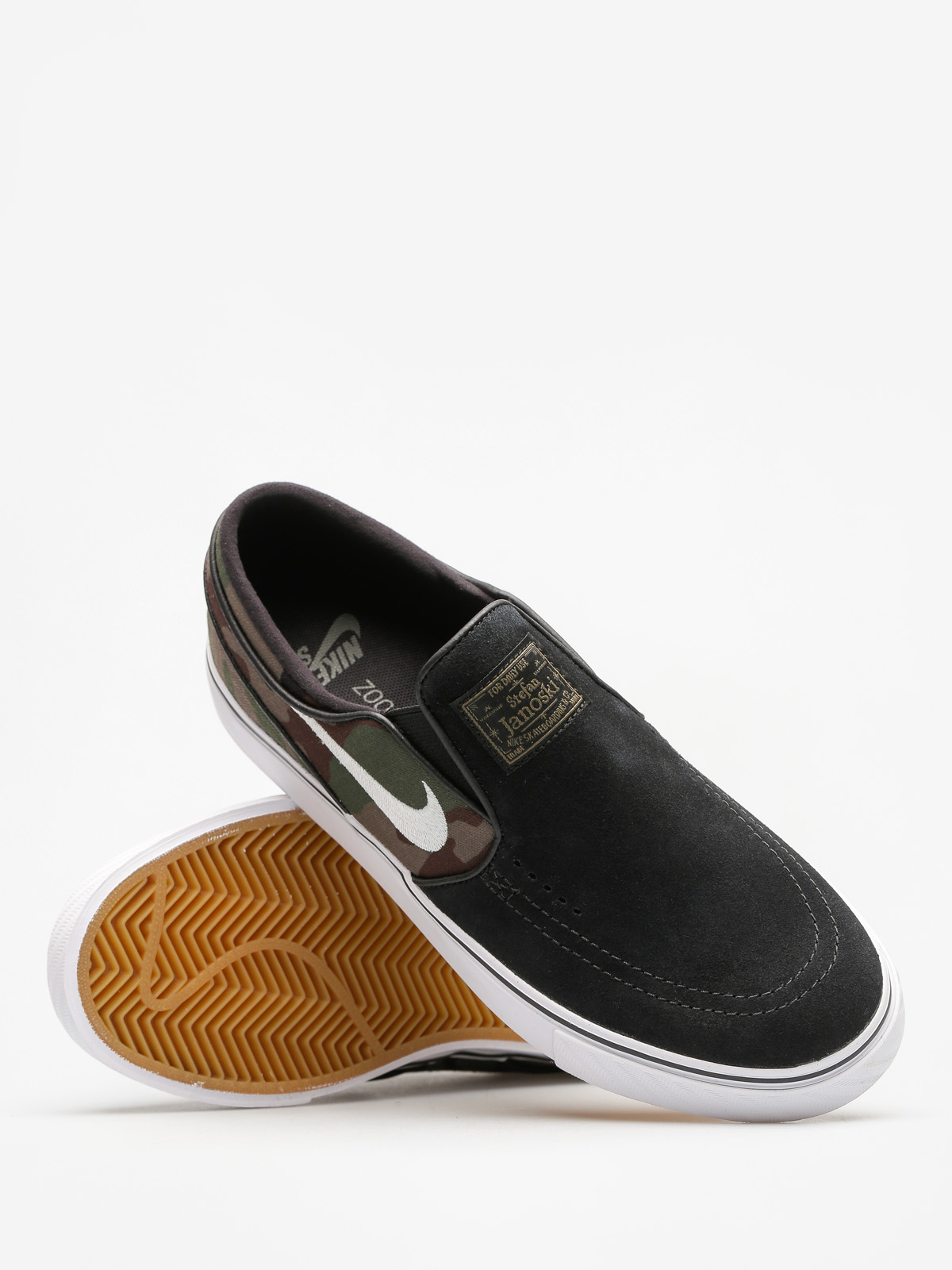 nike sb stefan janoski slip on white
