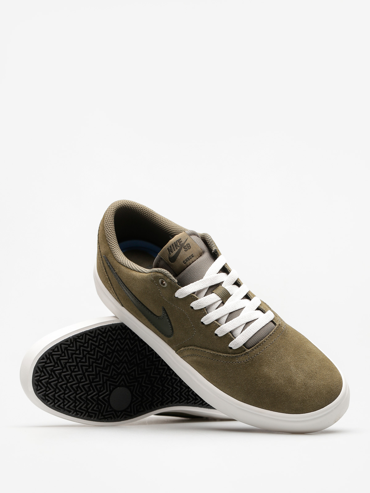 Nike SB Shoes Sb Check Solarsoft (medium olive/sequoia summit
