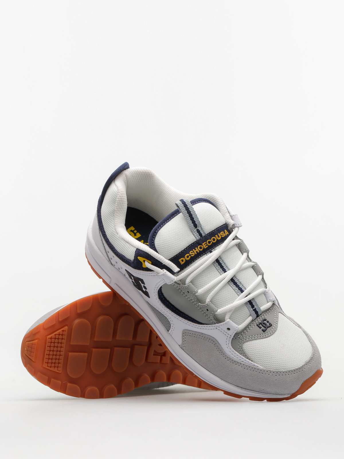 DC Shoes Kalis Lite (white/grey/yellow)