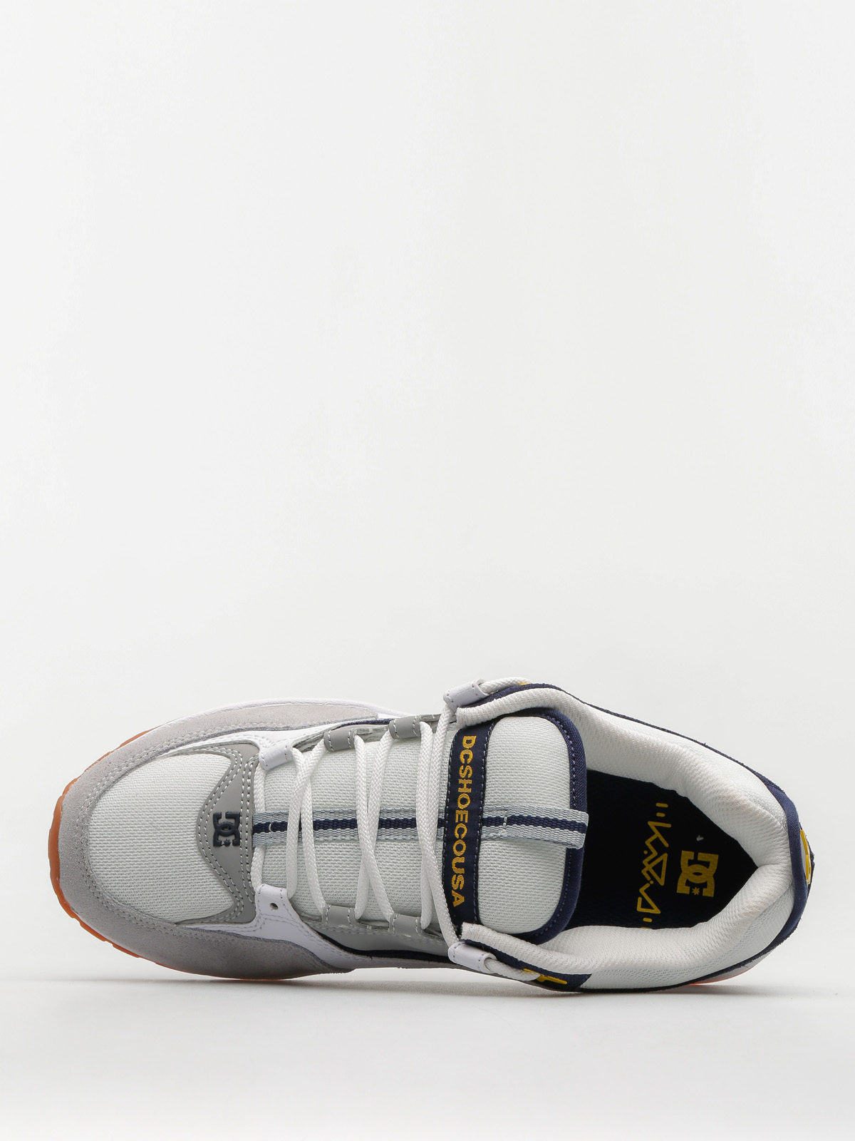 DC Shoes Kalis Lite (white/grey/yellow)