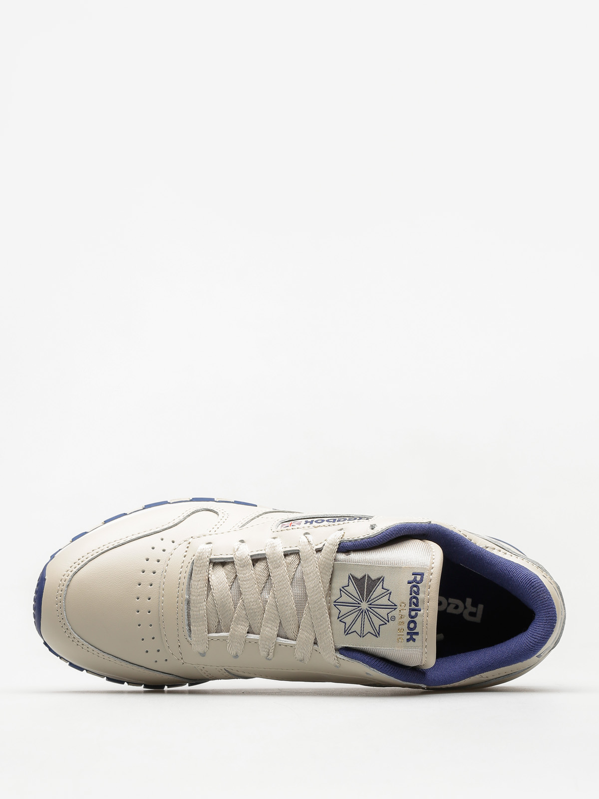 Reebok Shoes Cl Lthr Wmn Ecru Navy