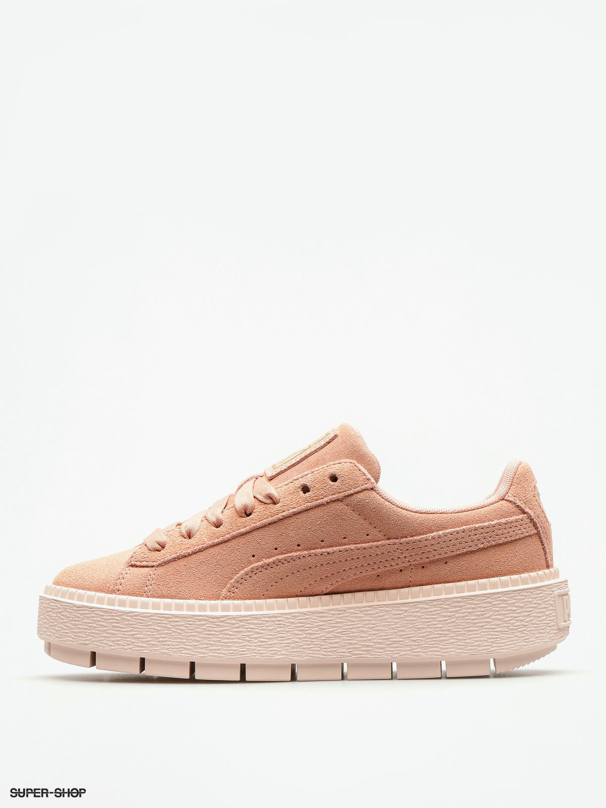 Puma suede platform beige hot sale