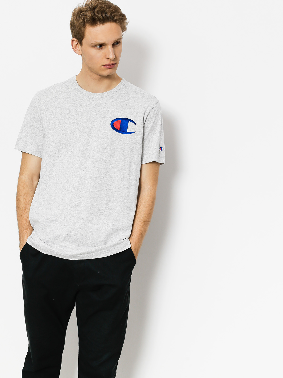 Champion T-shirt Crewneck T Shirt (loxgm)