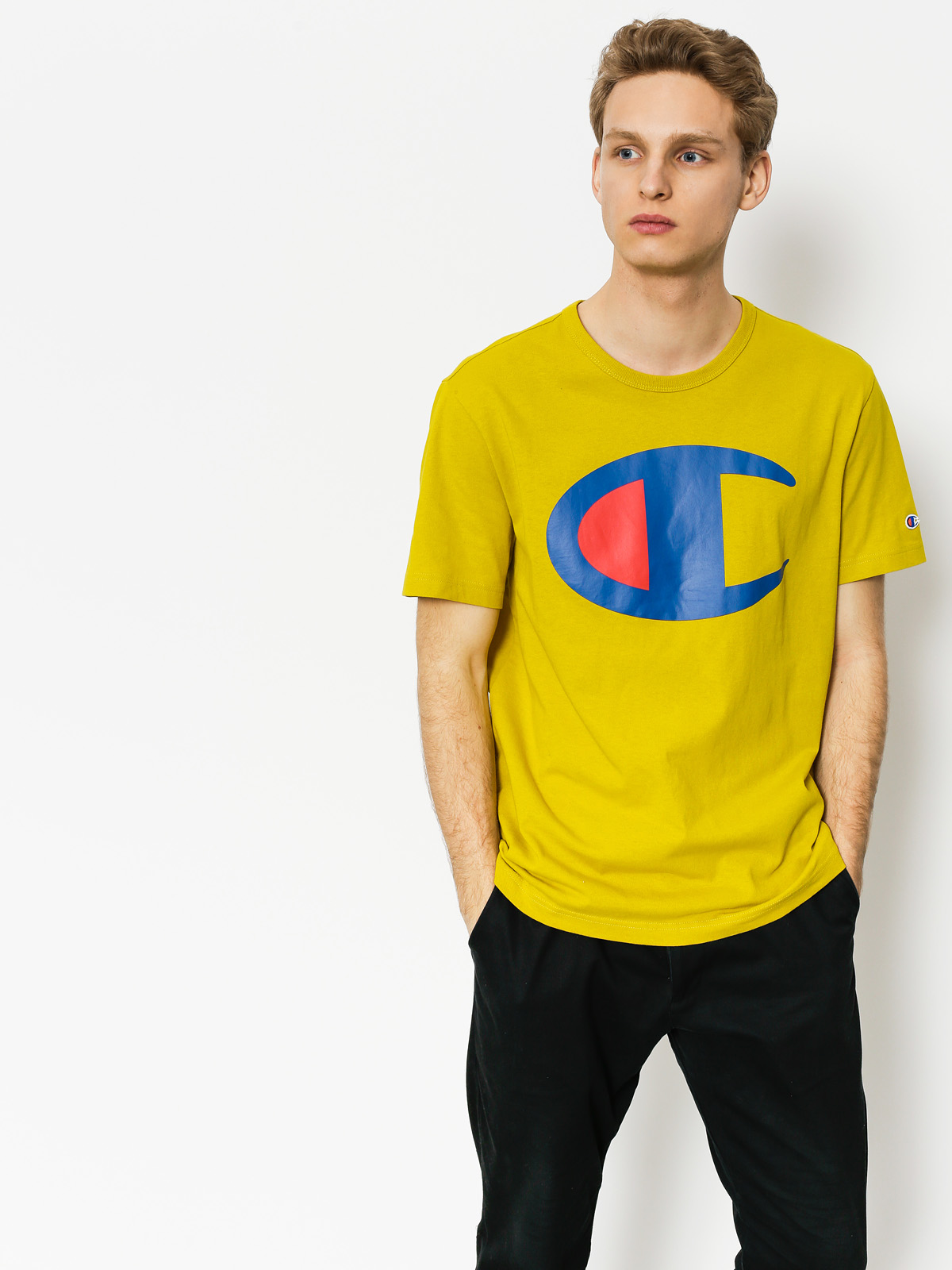 champion tshirt yellow