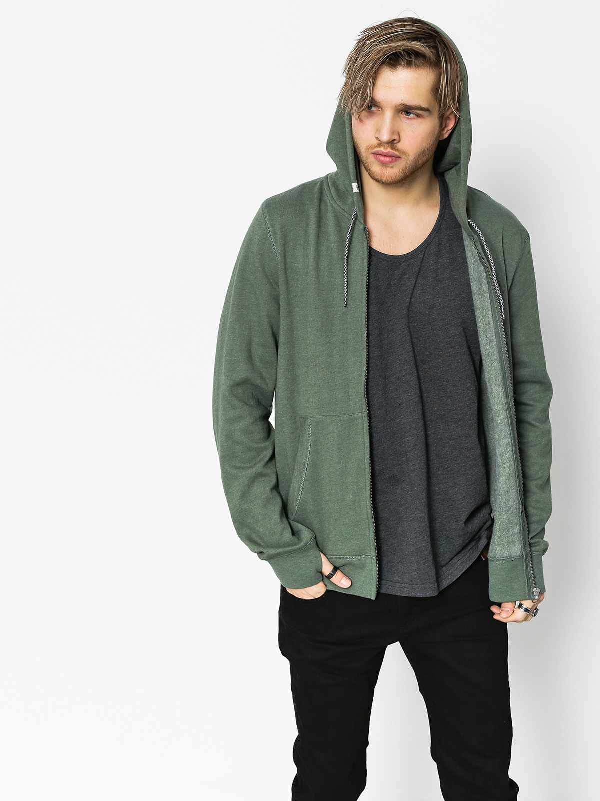 Overdye Green Cornell Hoodie Element Zip Duck pIwzg