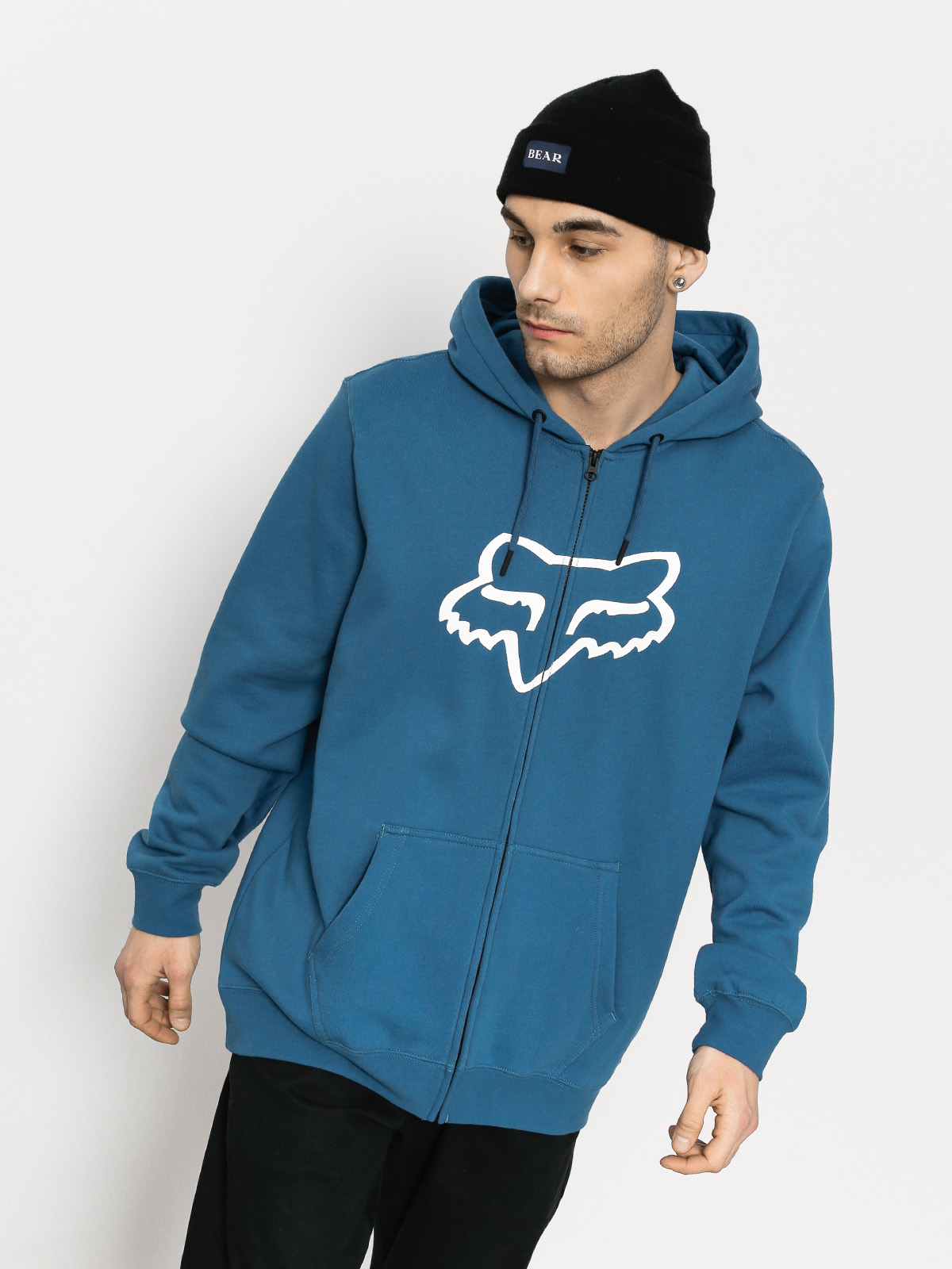 Fox Hoodie Legacy Head ZHD (dst blu)