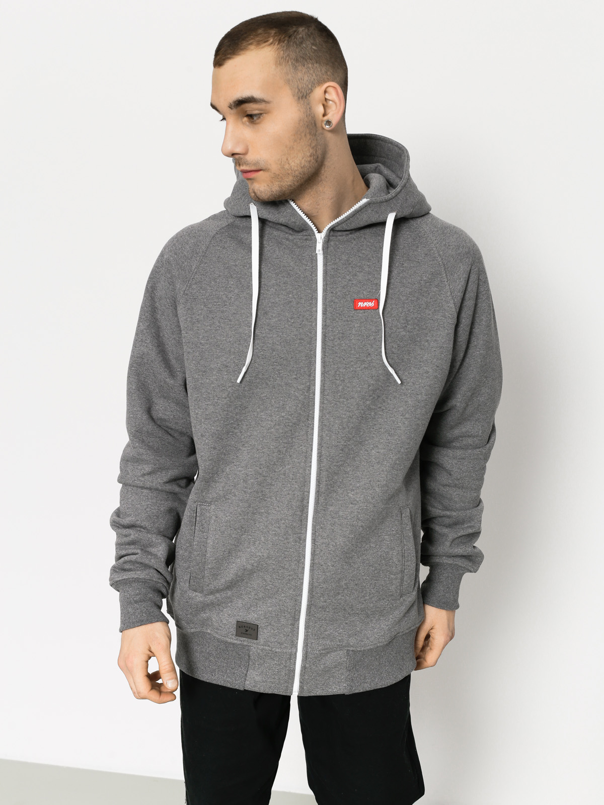 Nervous Hoodie Script ZHD (grey)