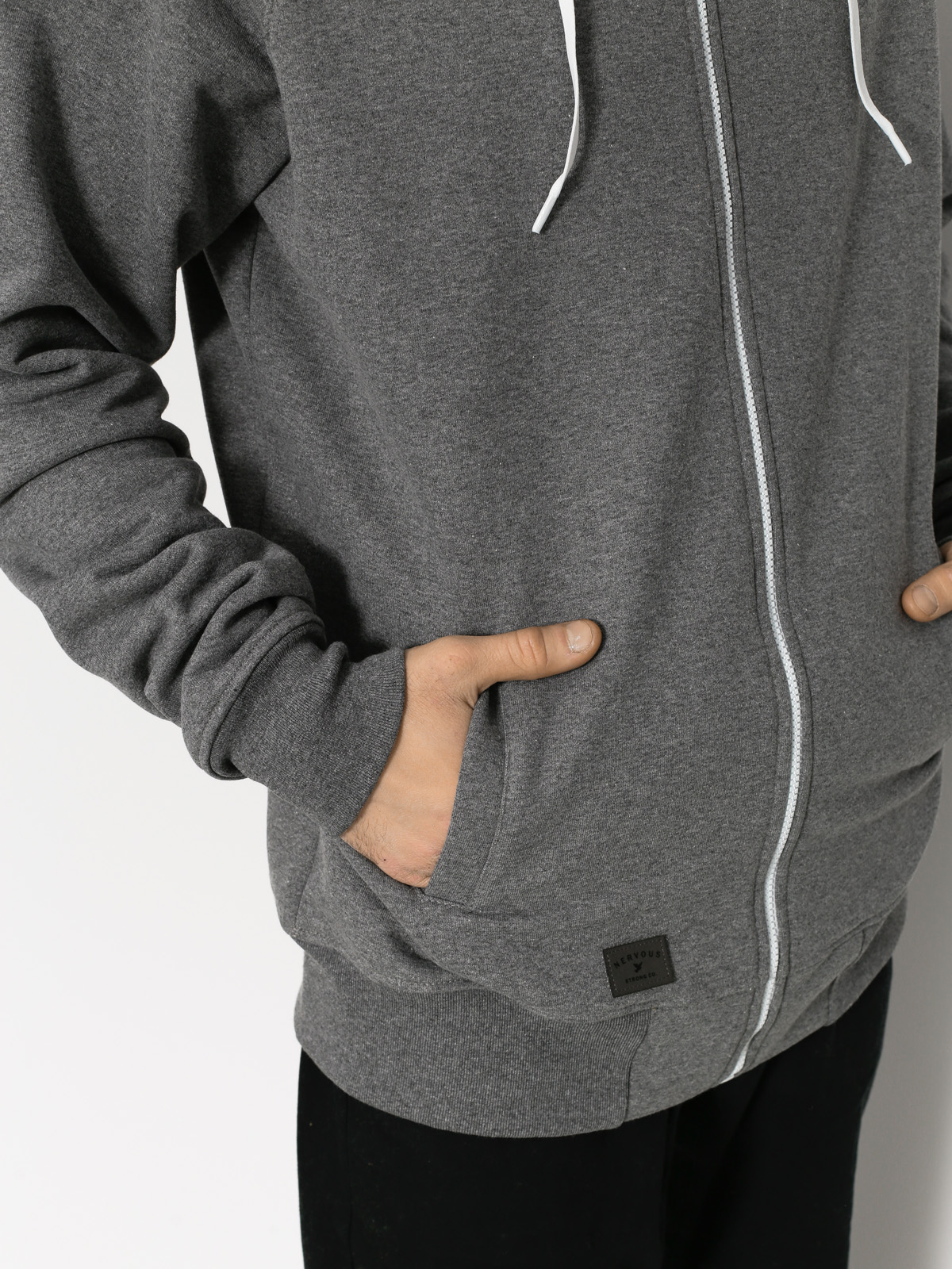 Nervous Hoodie Script ZHD (grey)
