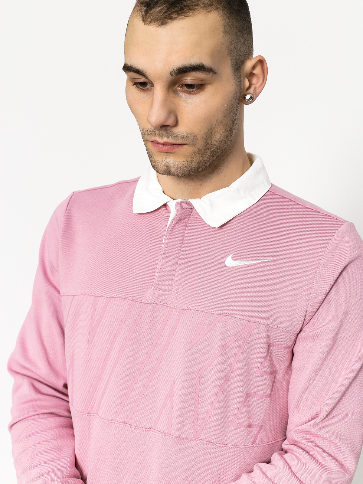 Nike SB Longsleeve Dry Top Rugby (elemental pink/white)