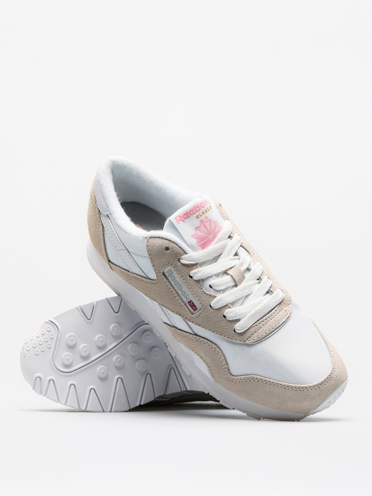 Reebok Sneakers Classic Nylon Wmn (white/light grey)