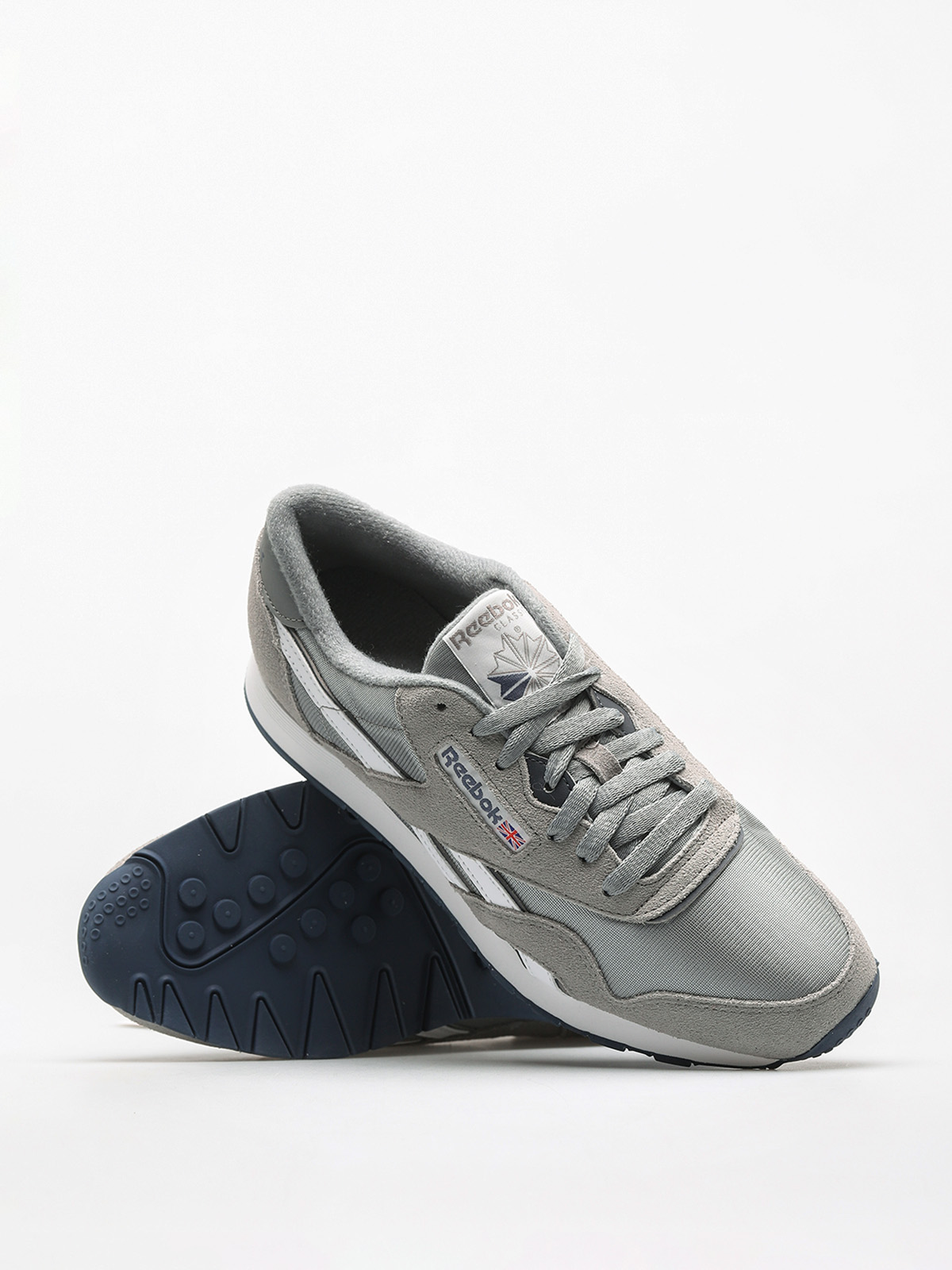 Reebok Shoes Cl Nylon (platinum/jet blue)