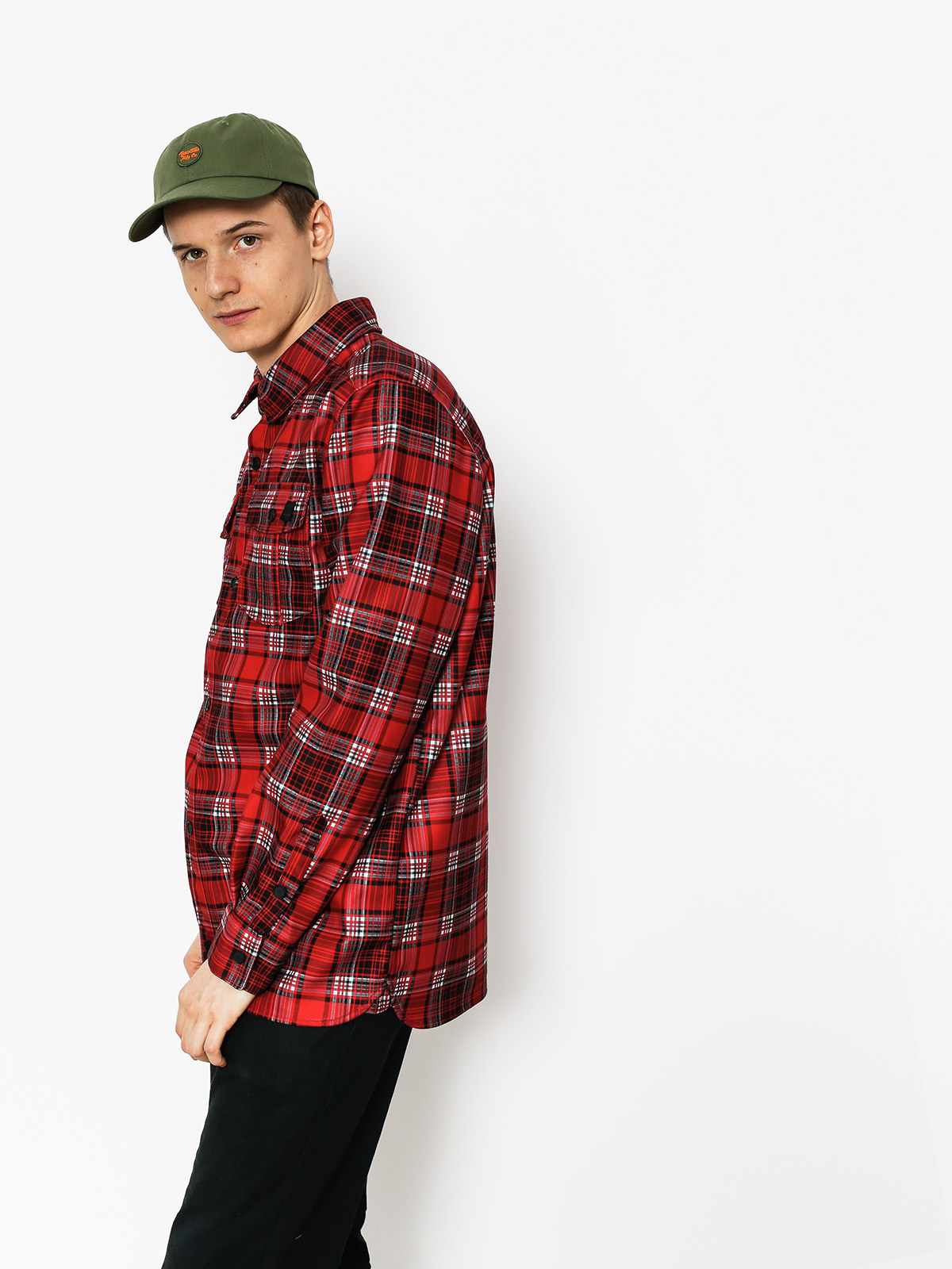 Volcom Snowboard jacket Drip Bonded Flannel (red)