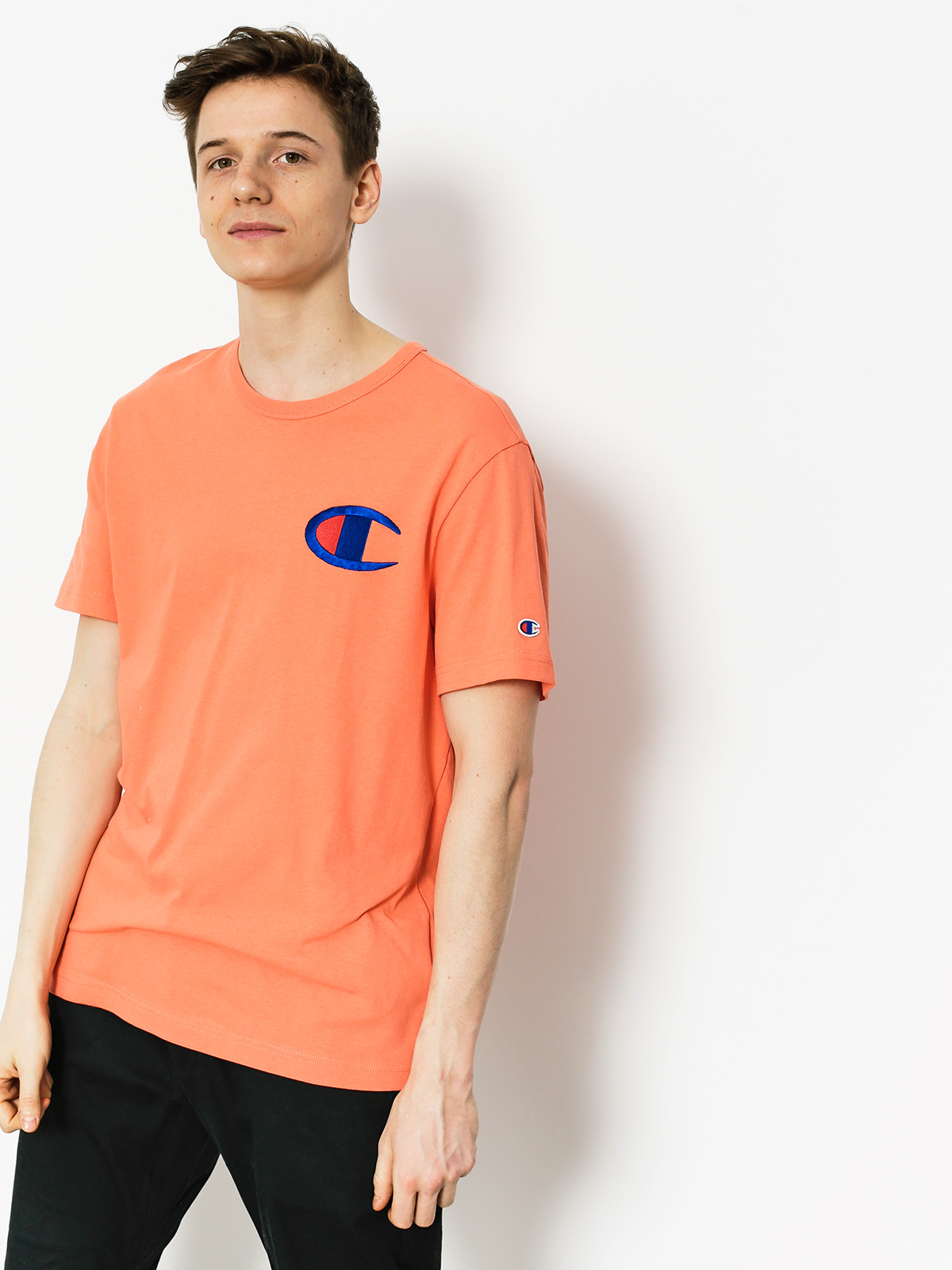 champion t shirt orange