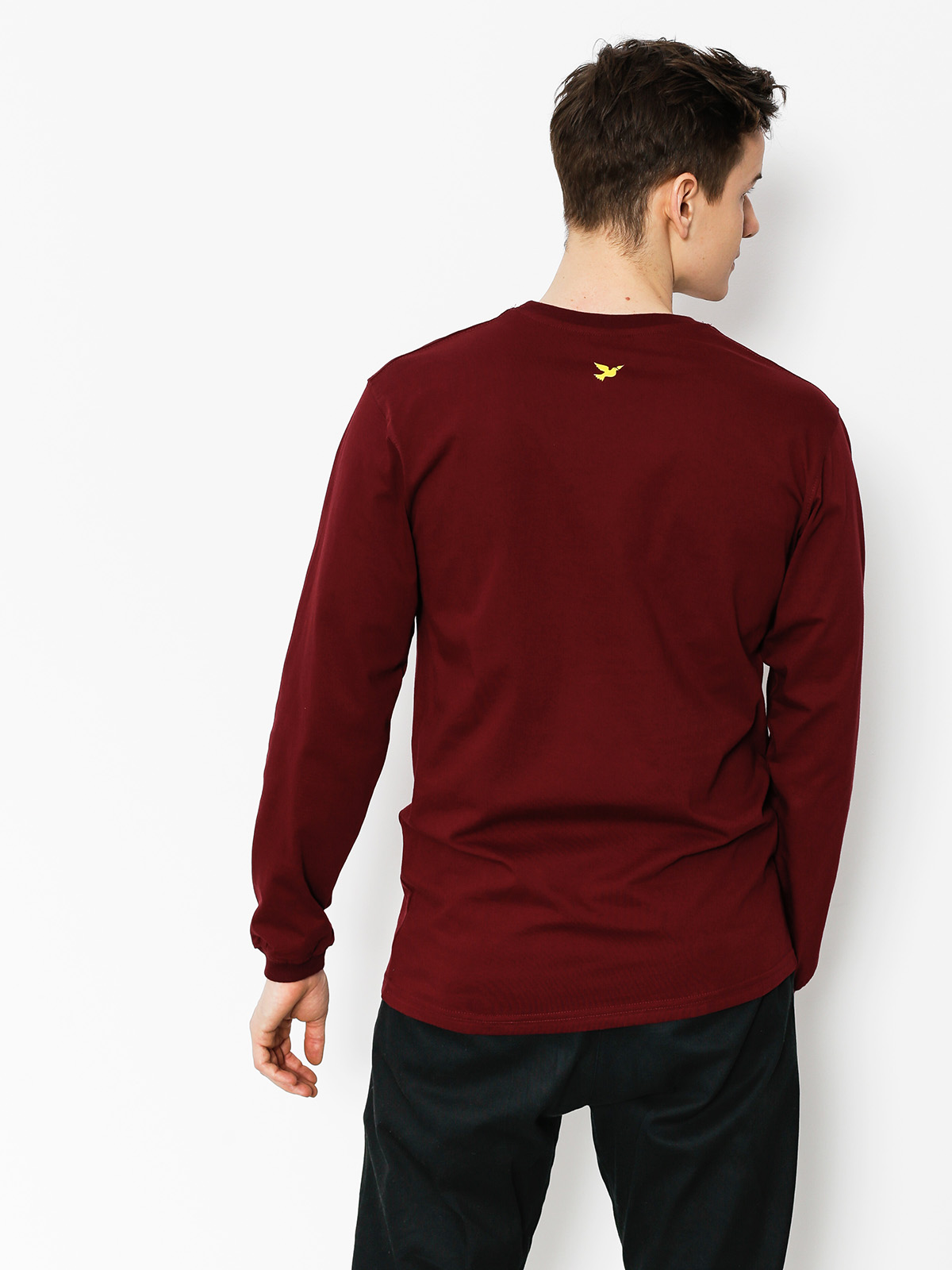 Nervous Longsleeve Classic (maroon)