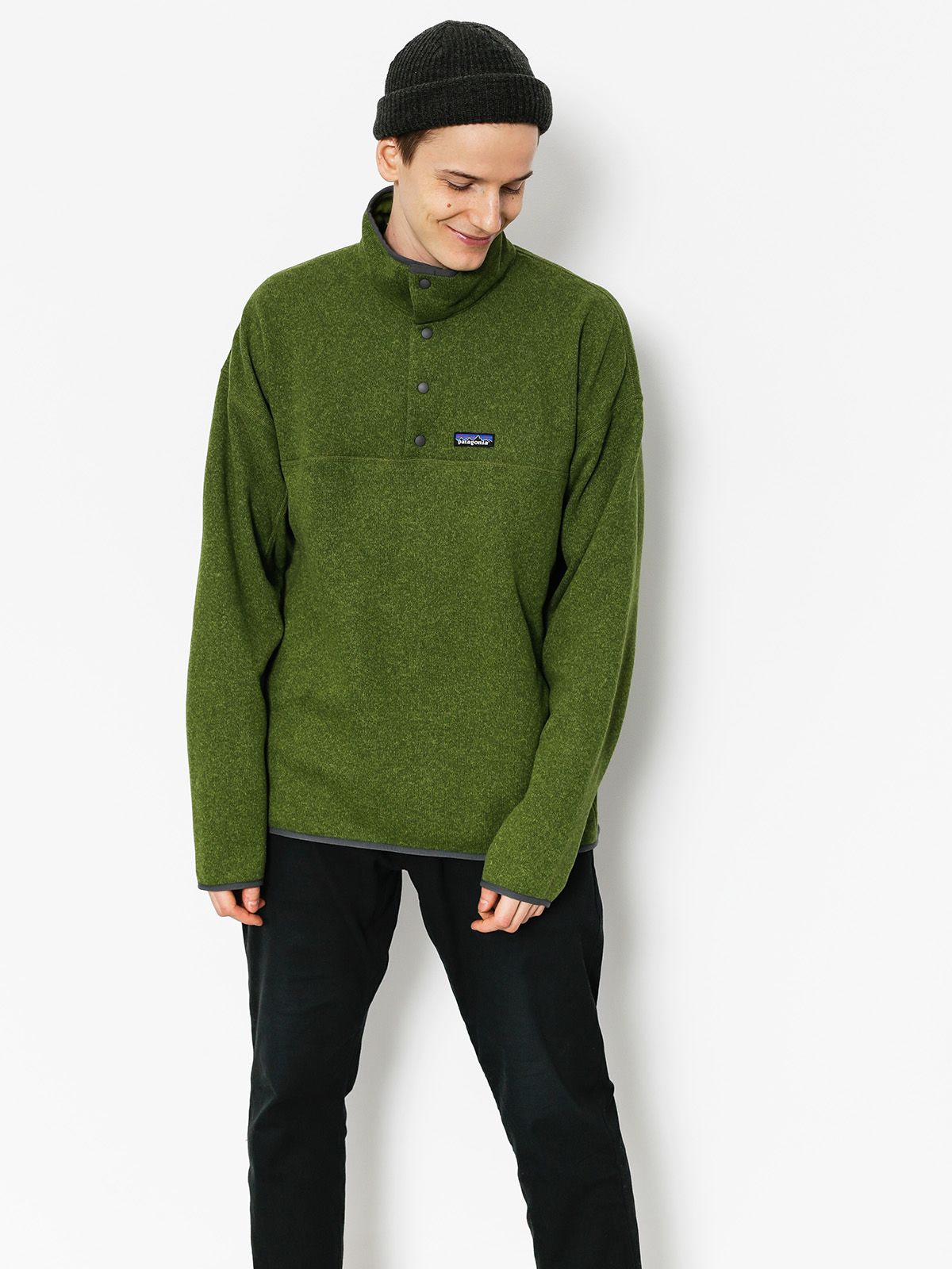 patagonia green better sweater