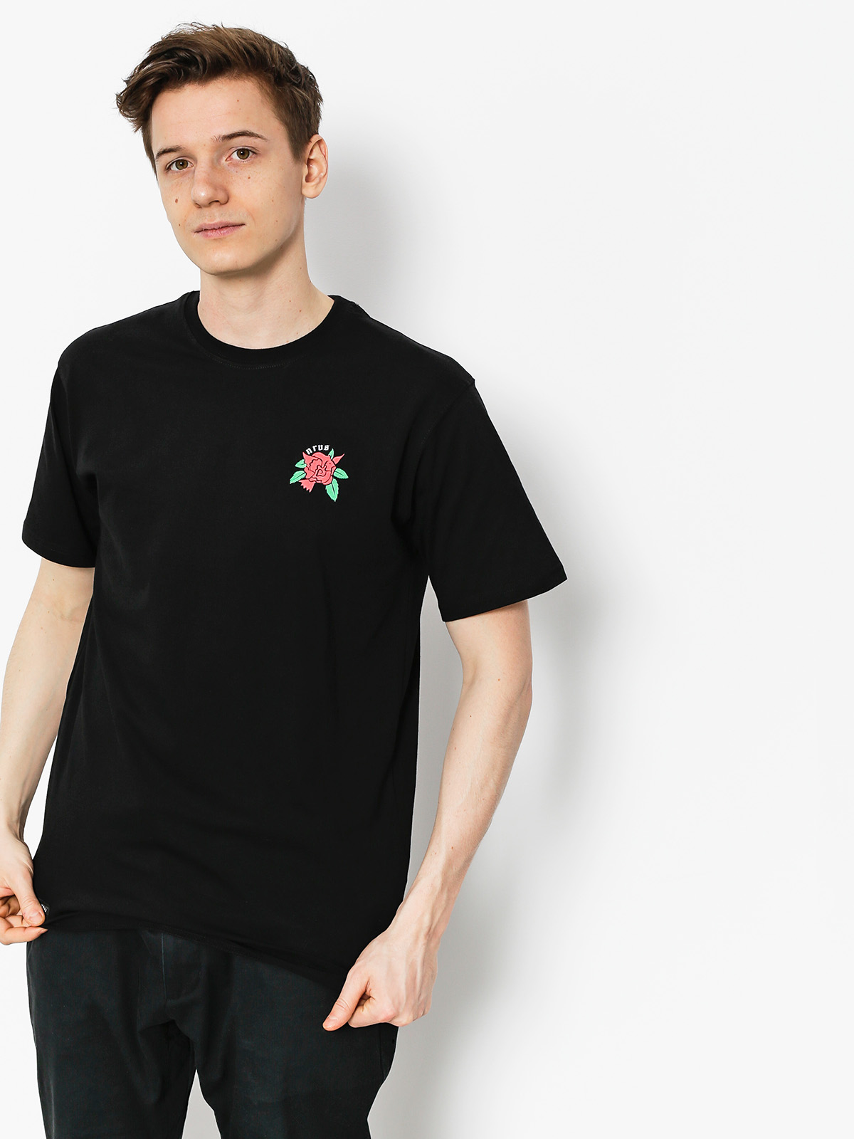 Nervous T-Shirt Rose (black)