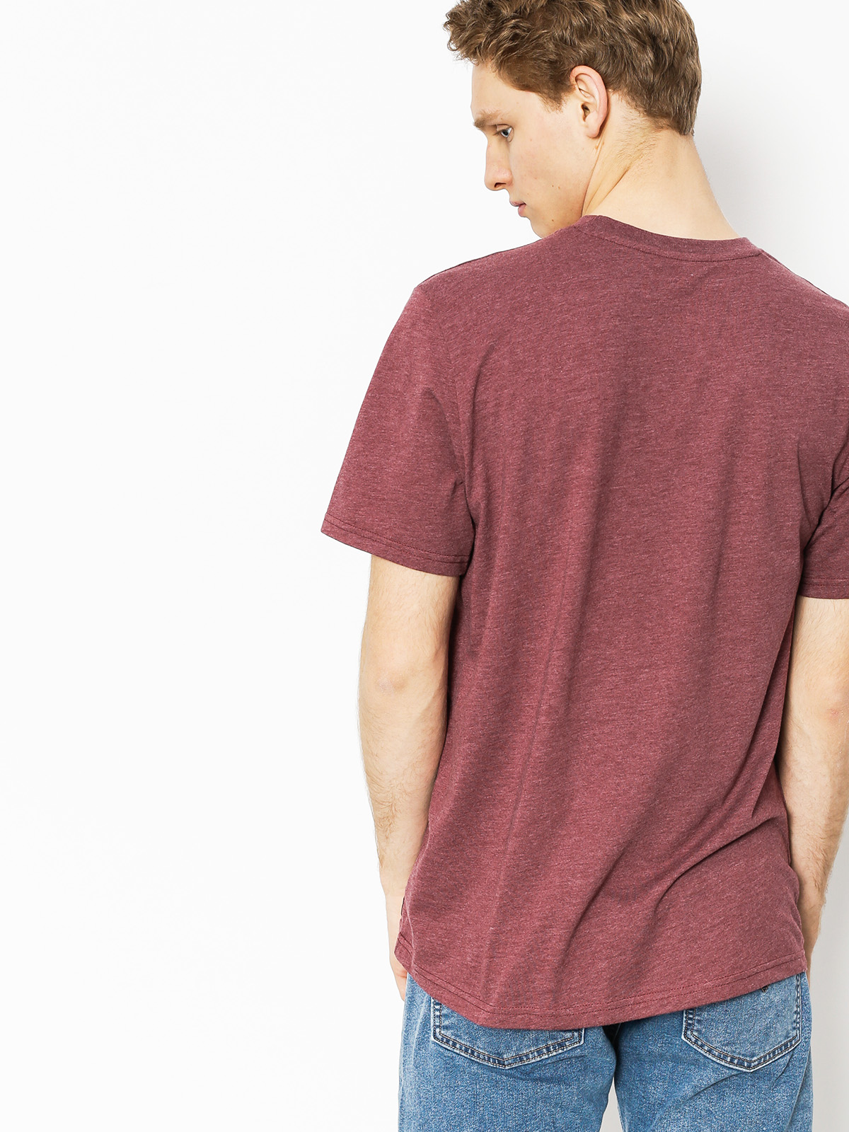 Element T-Shirt Basic Pocket Cr (oxblood heather)