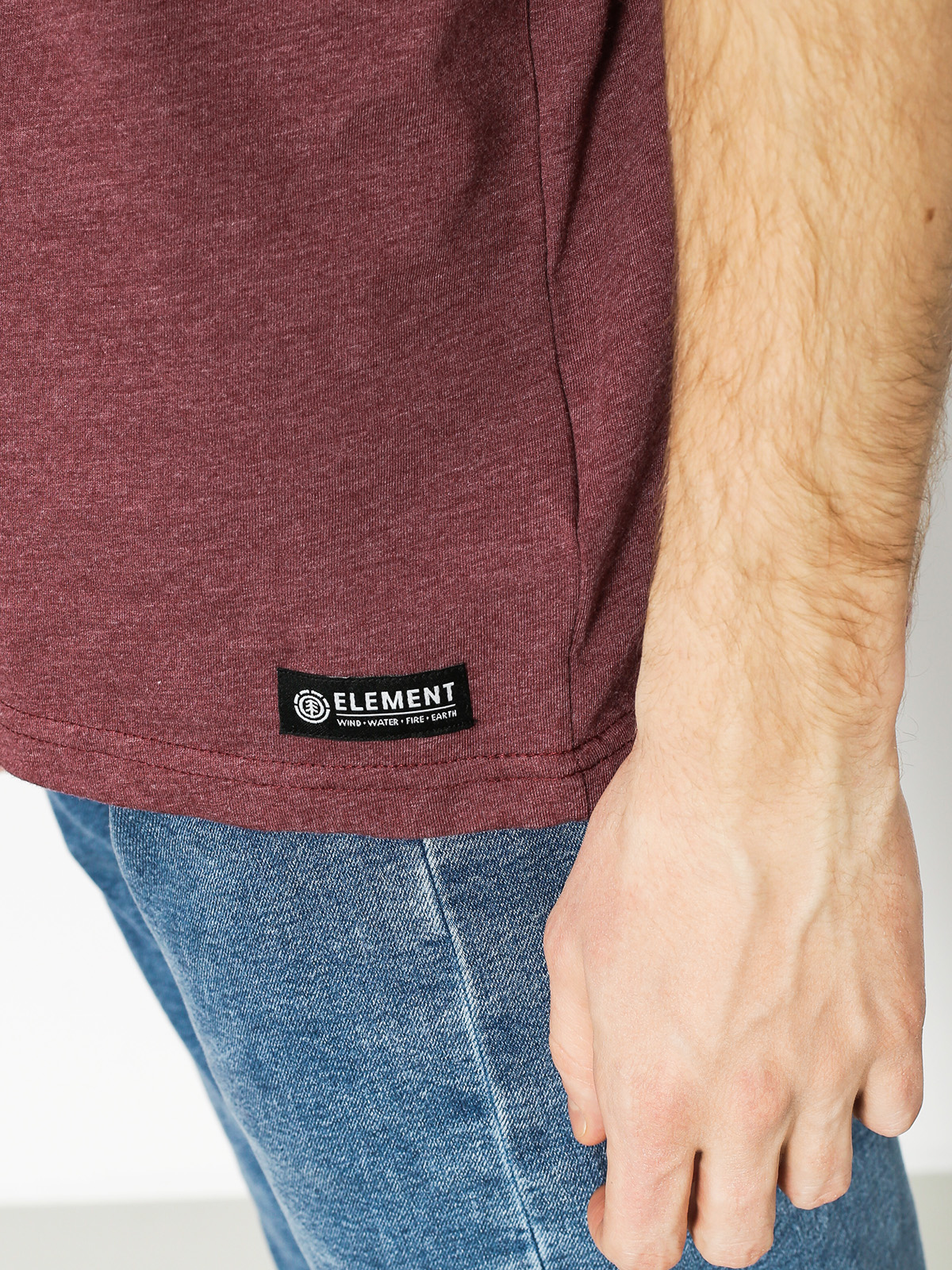 Element T-Shirt Basic Pocket Cr (oxblood heather)