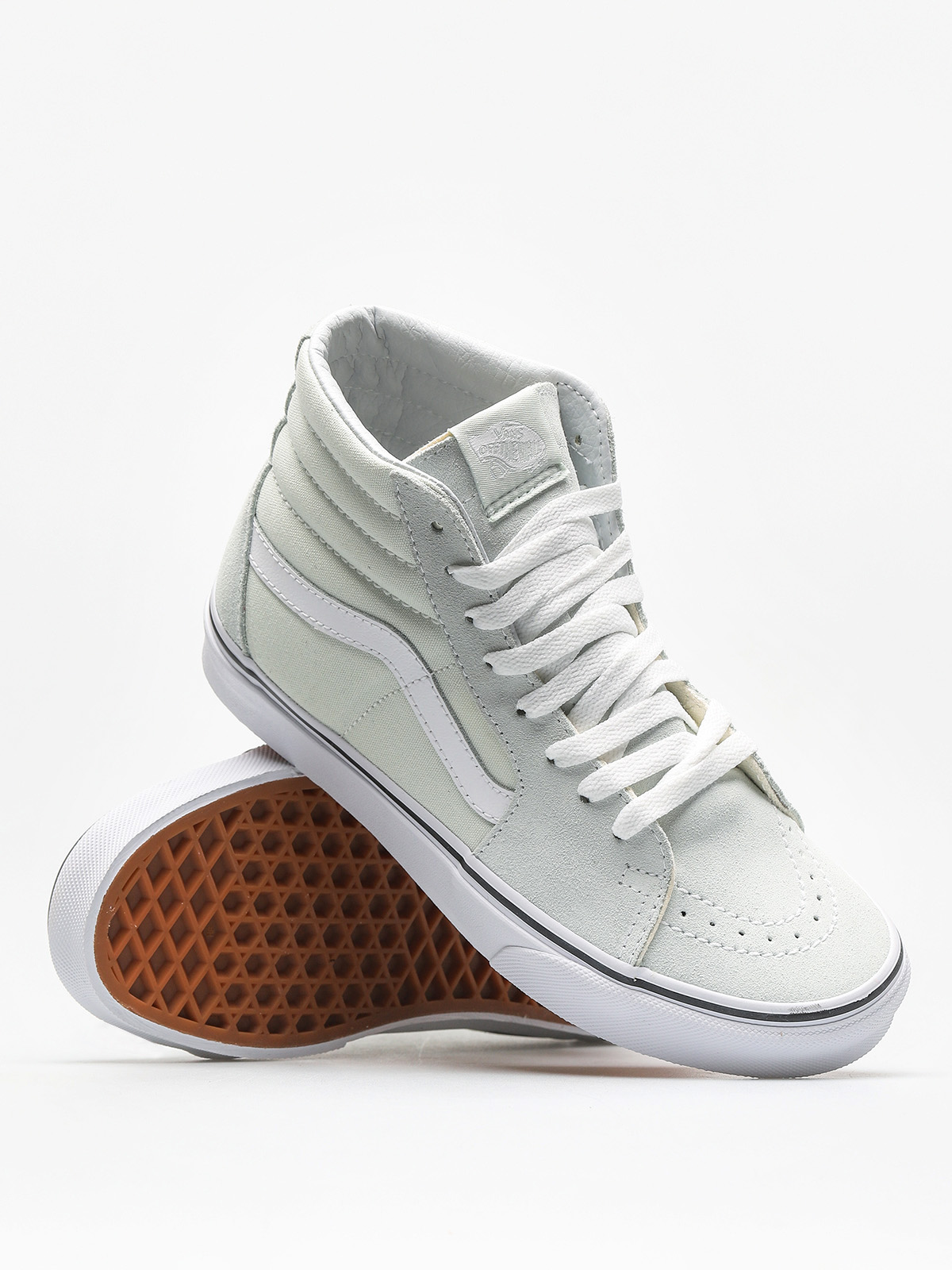 vans sk8 hi blue suede