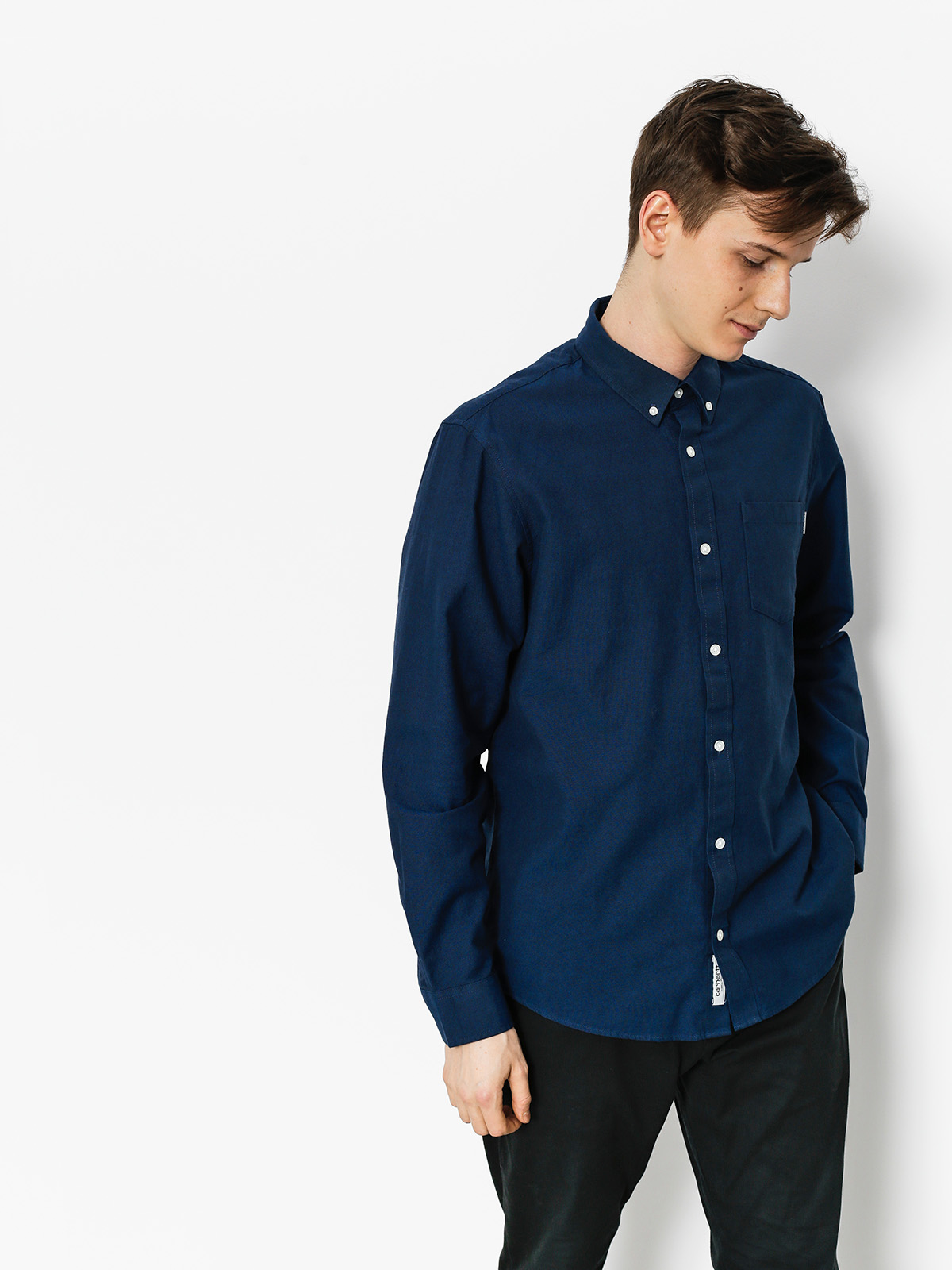 Carhartt Shirt Dalton (dark navy/sapphire)