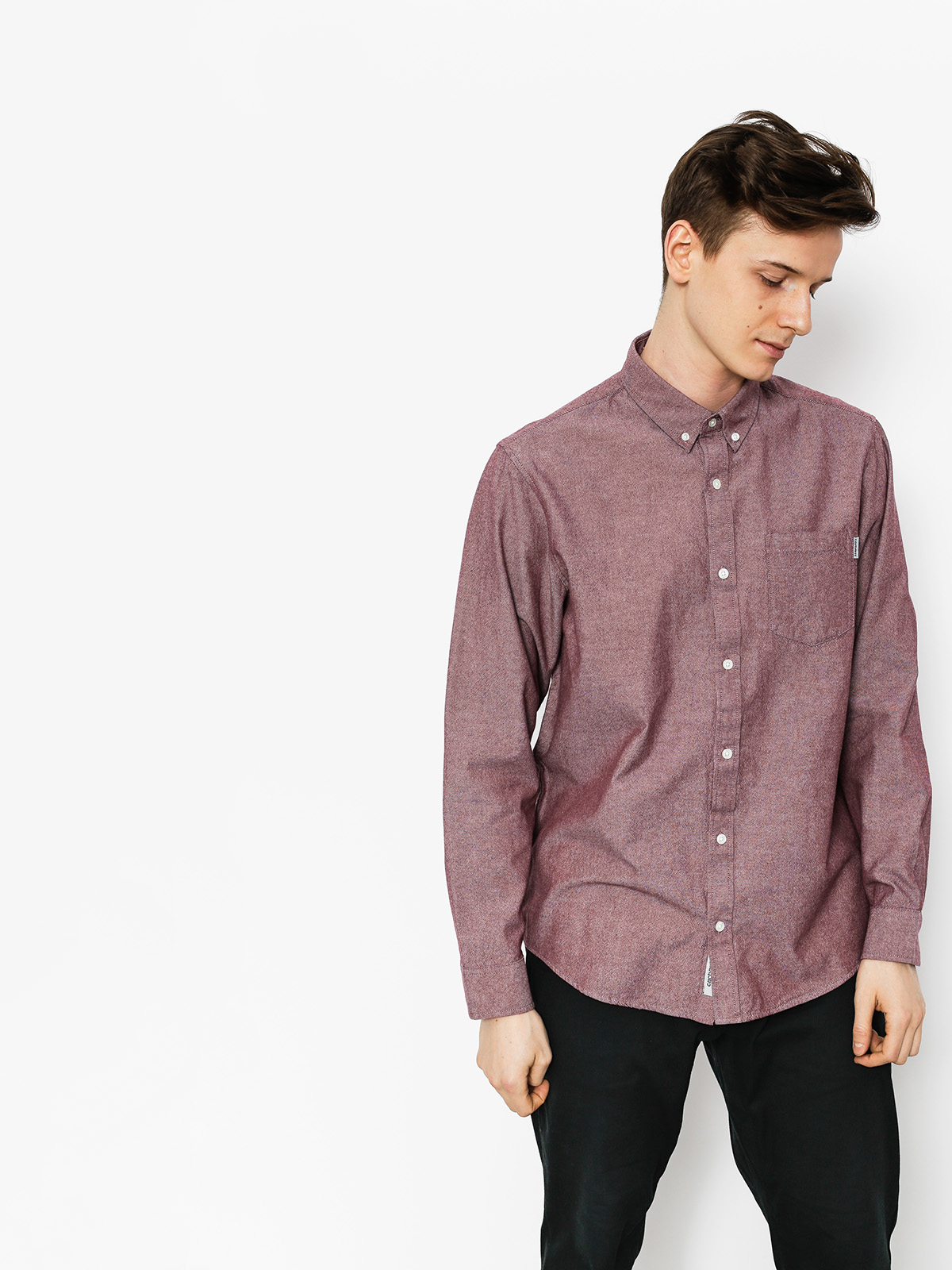 Carhartt Shirt Dalton (chianti/sandy rose)