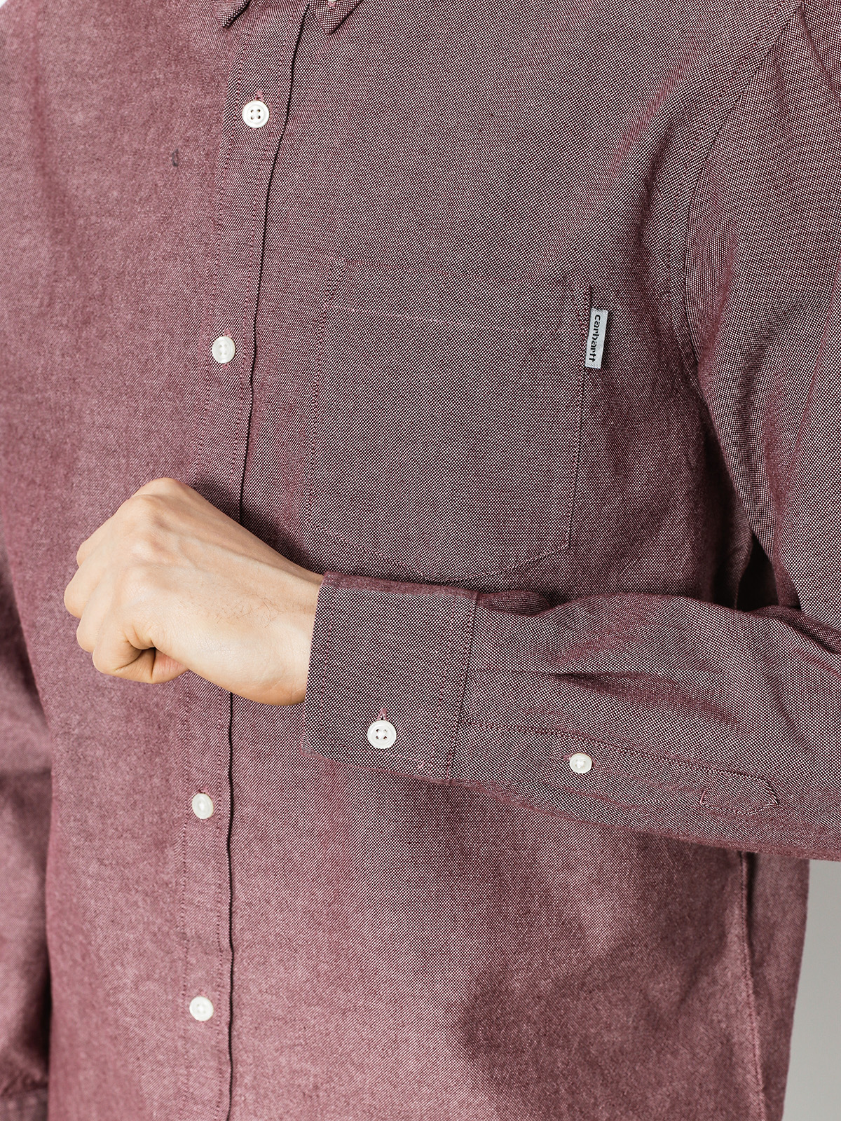 Carhartt Shirt Dalton (chianti/sandy rose)