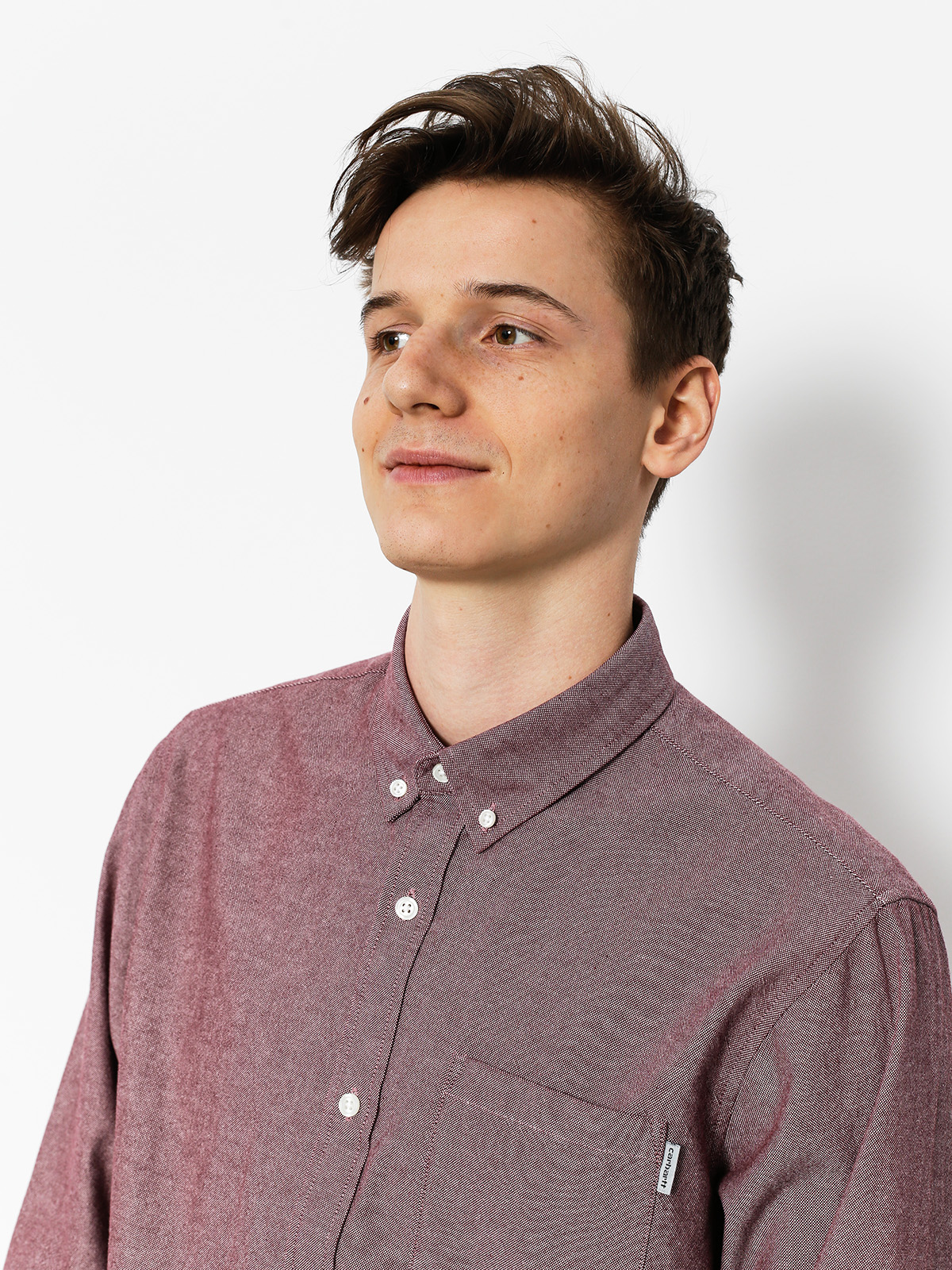 Carhartt Shirt Dalton (chianti/sandy rose)