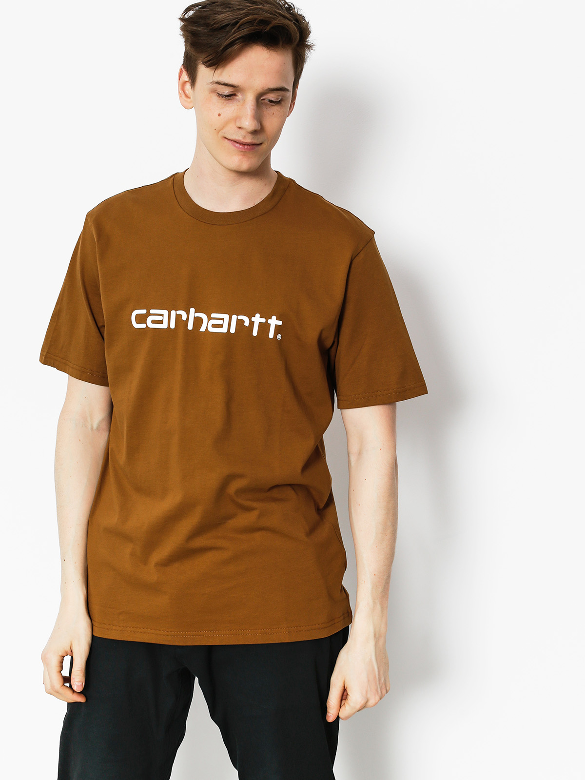 Carhartt T-shirt Script (hamilton brown 
