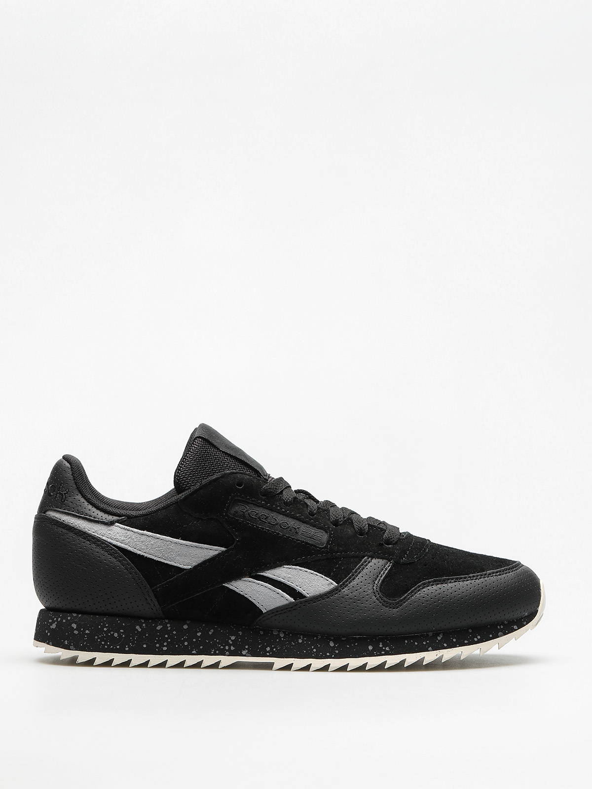 Reebok Shoes Cl Lthr Ripple Sm (black/cool shadow/ch)