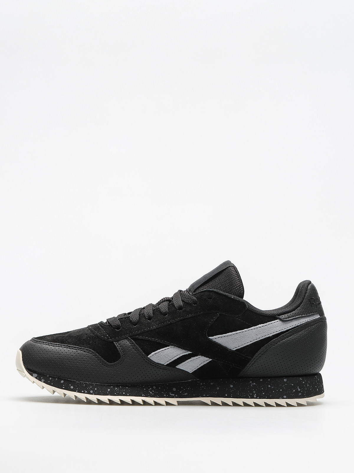 Reebok Shoes Cl Lthr Ripple Sm - black (black/cool shadow/ch)