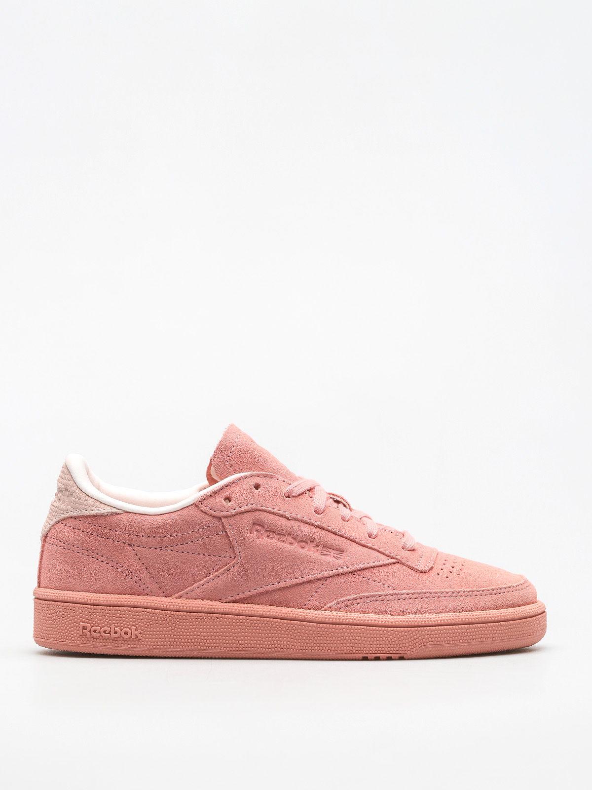Womens REEBOK CLUB C 85 FACE Pink Trainers AR1409 | eBay