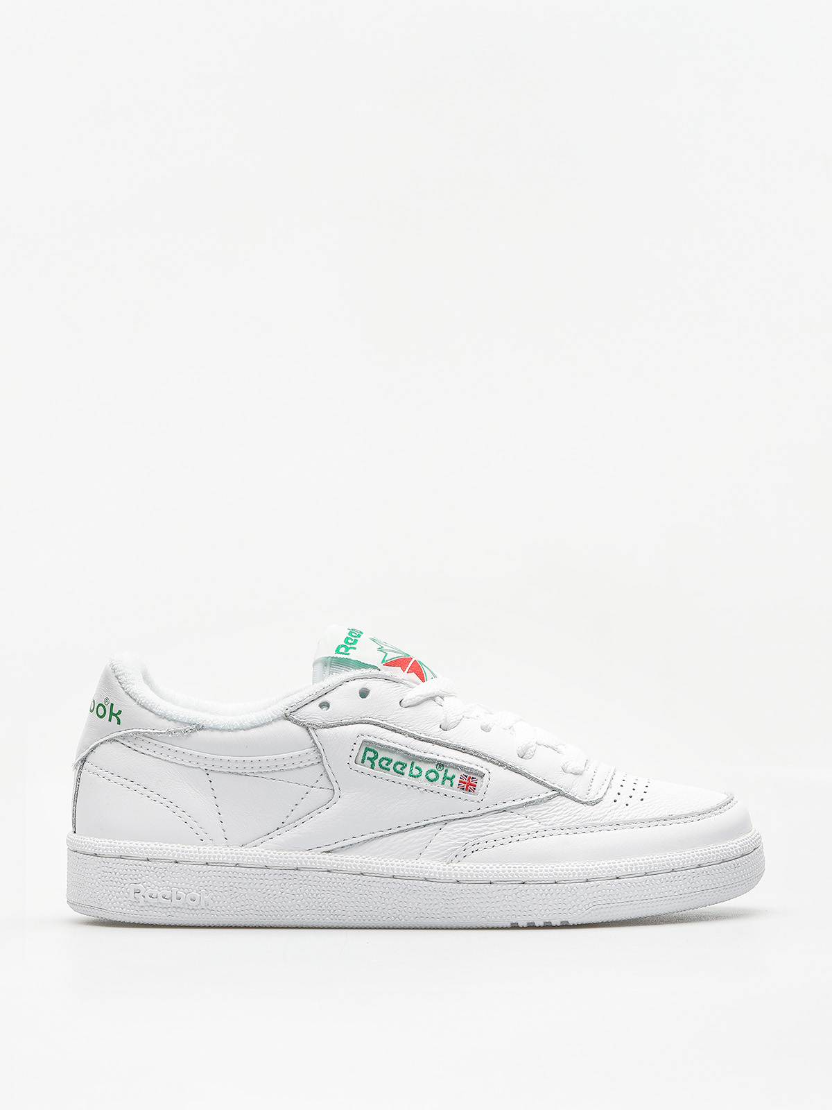 Reebok Shoes Club C 85 Archive Wmn (white/glen green/red)
