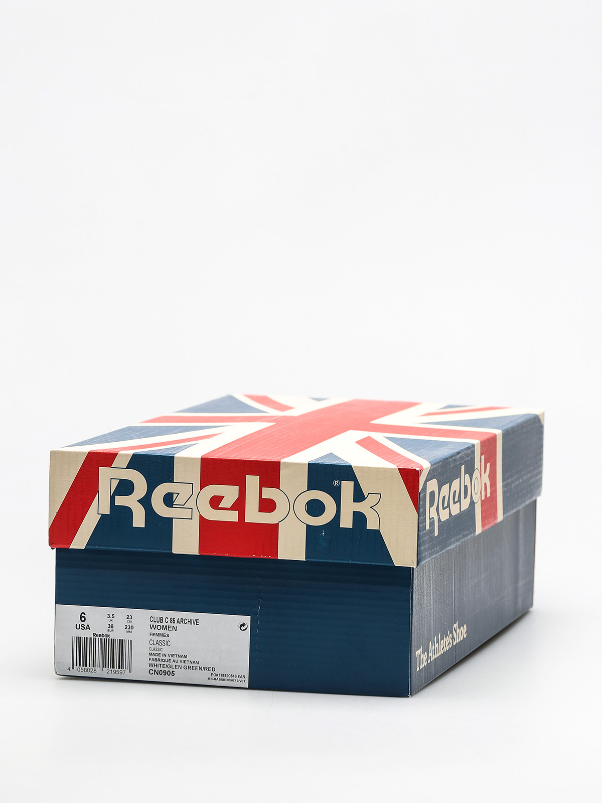 Reebok Shoes Club C 85 Archive Wmn (white/glen green/red)