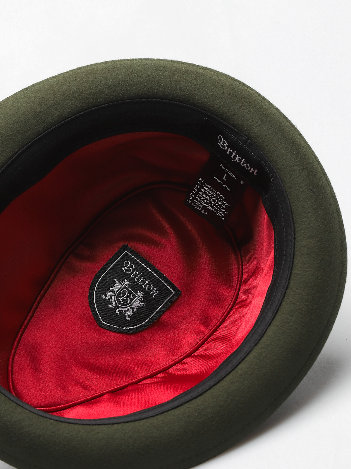 Brixton Hat Gain Fedora (moss/moss)