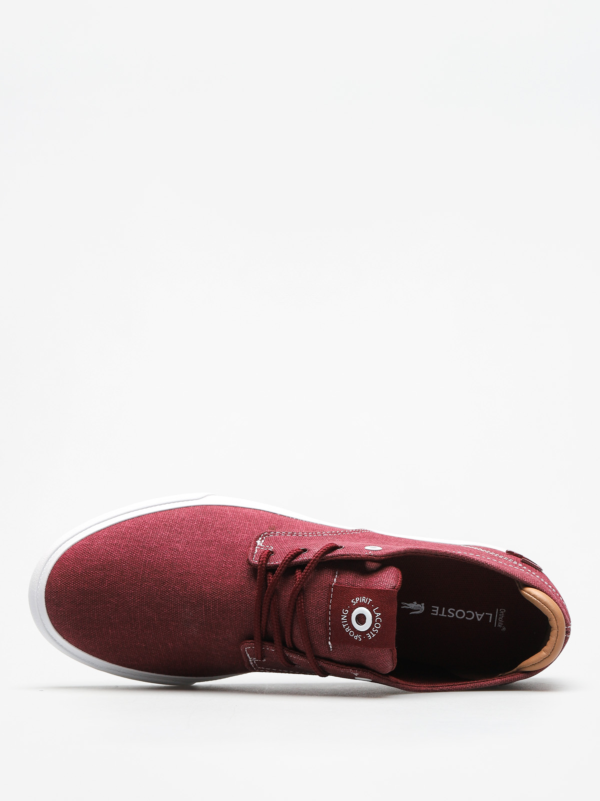 Lacoste Shoes Esparre 118 2 burgundy dark red light tan