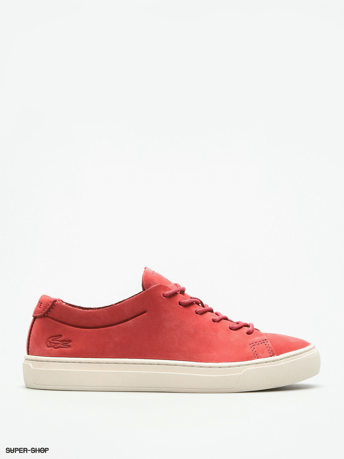 lacoste shoes red